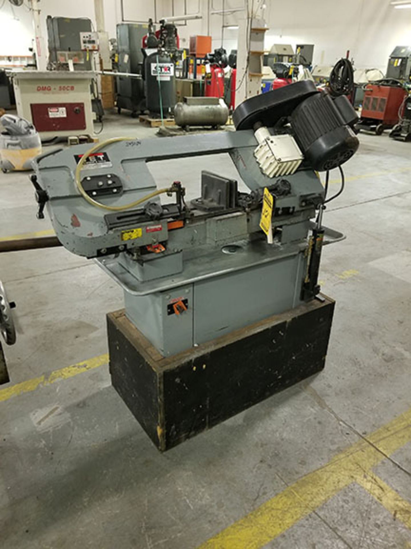 JET HORIZONTAL/VERTICAL BAND SAW; MODEL HVBS-7MW, 3/4 HP, S/N 5102728