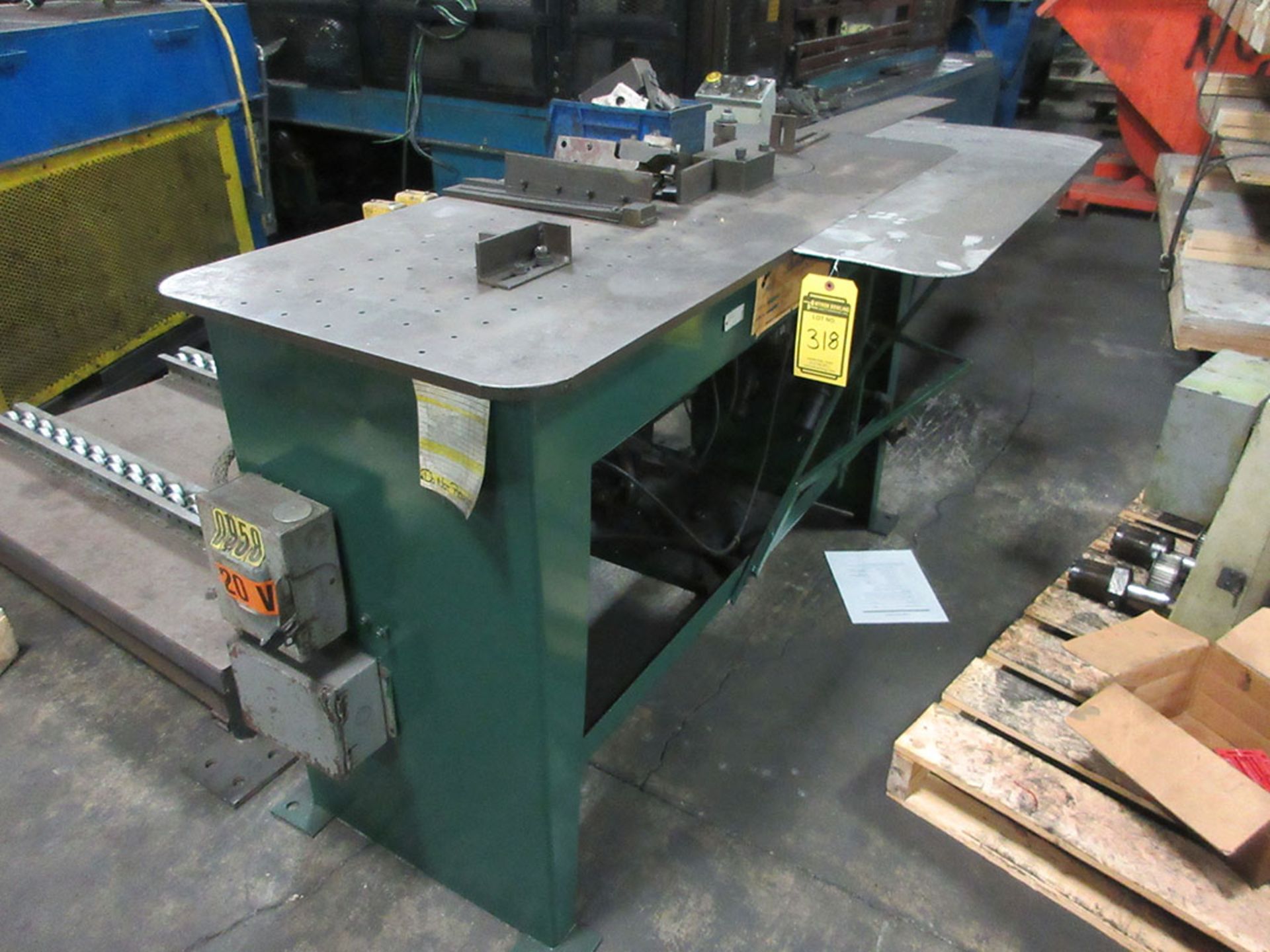 LUBOW MACHINE WIRE MACHINE; MODEL ML10AT, S/N 97C