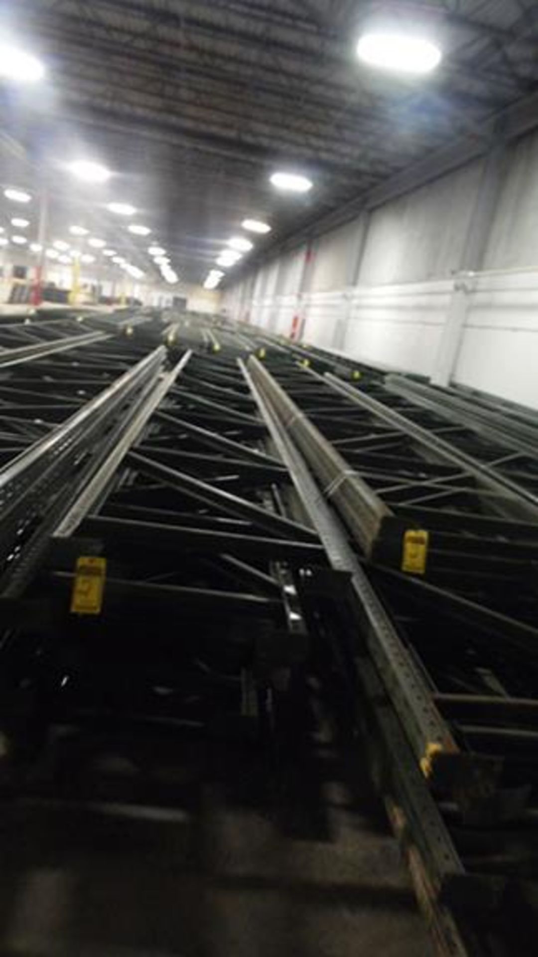 (X31) PIECES OF RIDG-U-RAK PALLET RACKING UPRIGHTS; 31' 8'' TALL, 36'' DEEP, 3'' X 2 1/4''