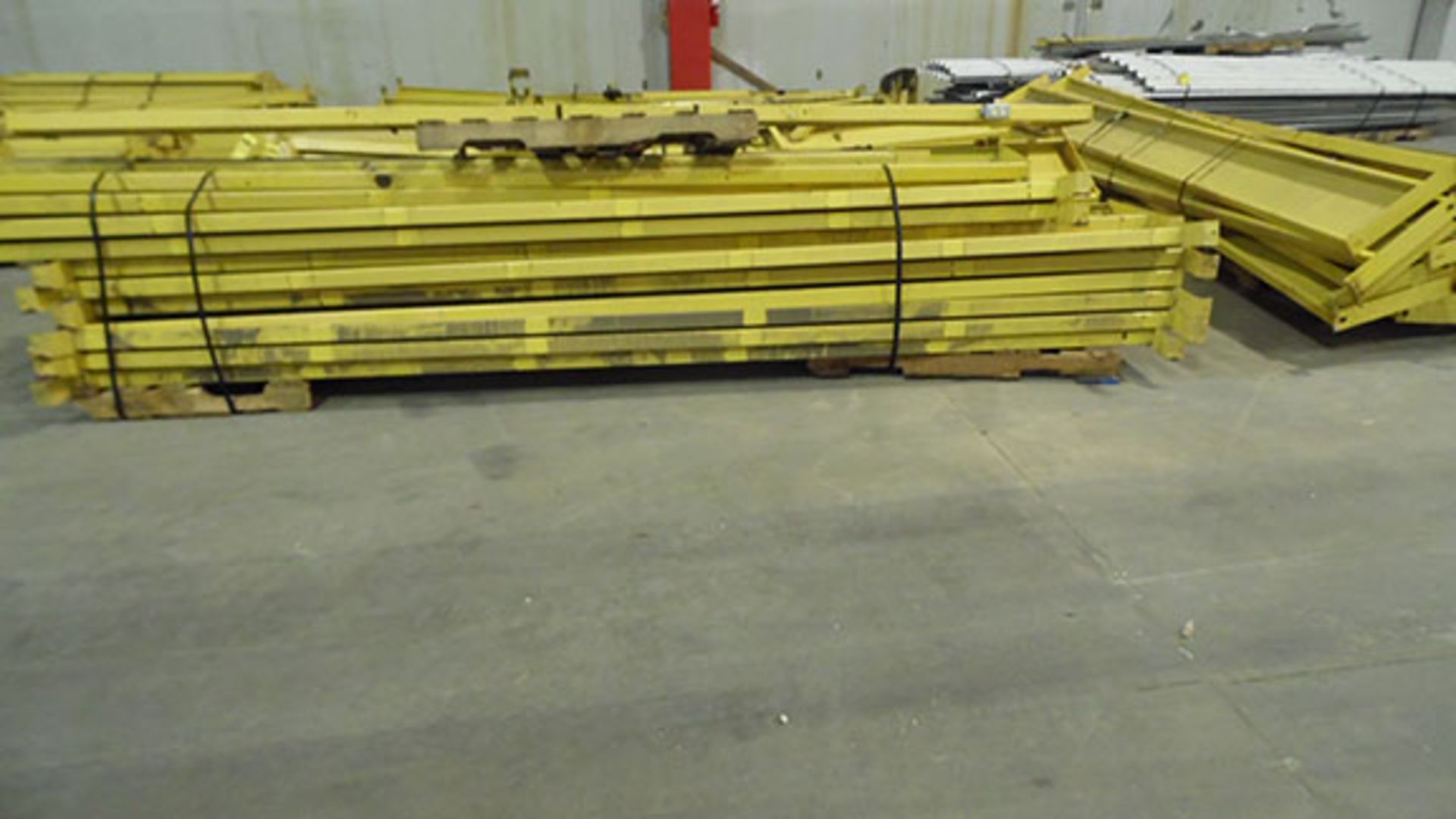 PIC MODULE FRAME WORK; (APPROX. 120) 136 1/2'' X 4'' HORIZONTAL BEAMS