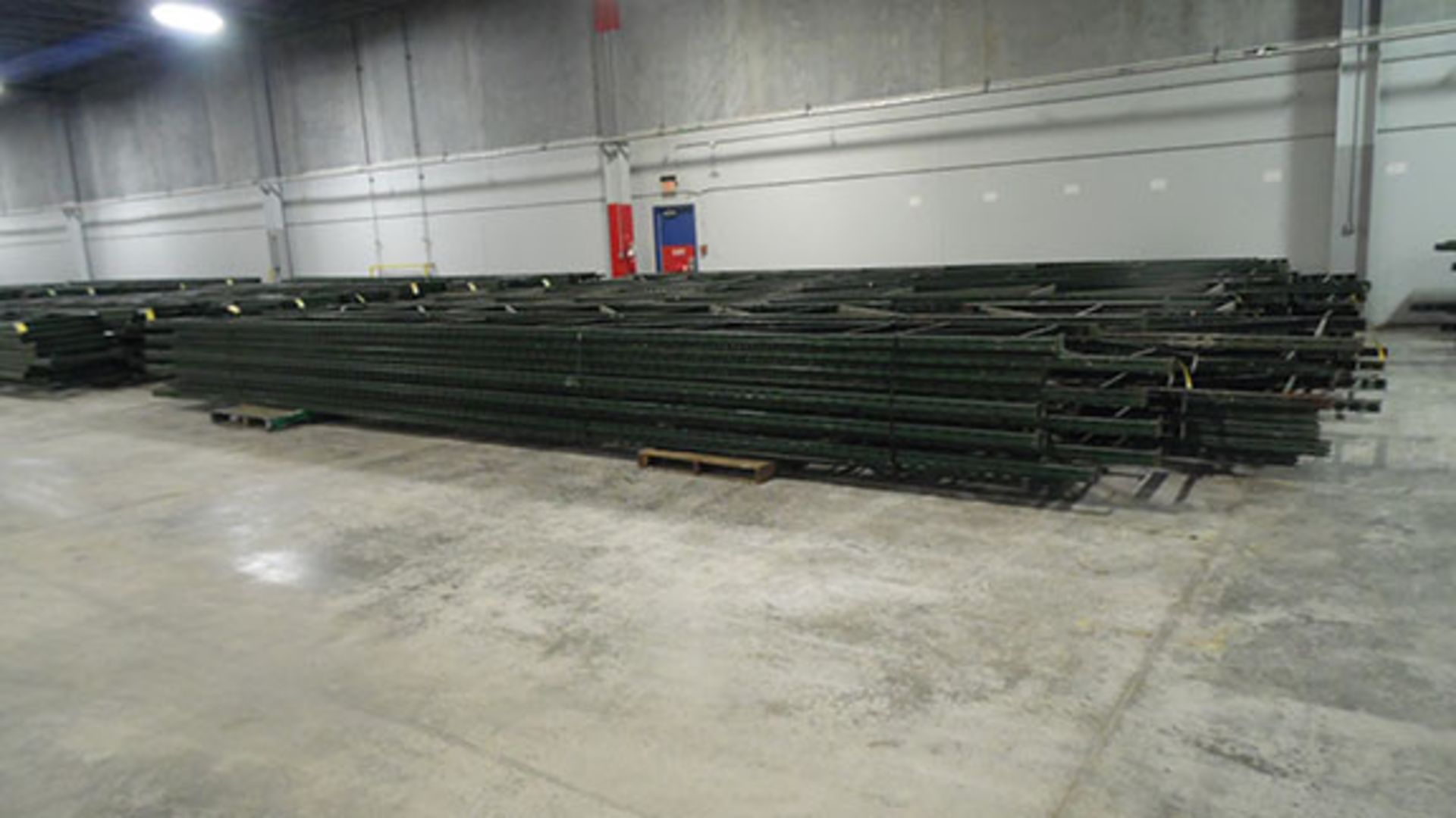 (X30) PIECES OF RIDG-U-RAK PALLET RACKING UPRIGHTS; 31' 8'' TALL, 36'' DEEP, 3'' X 2 1/4''