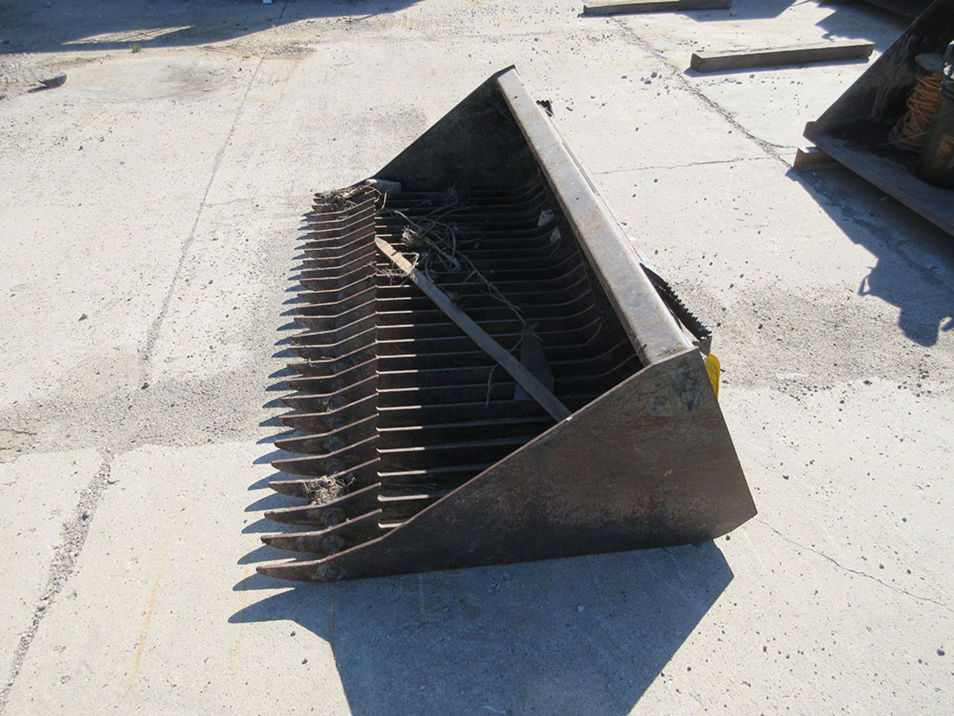 74'' SKID STEER RAKE BUCKET