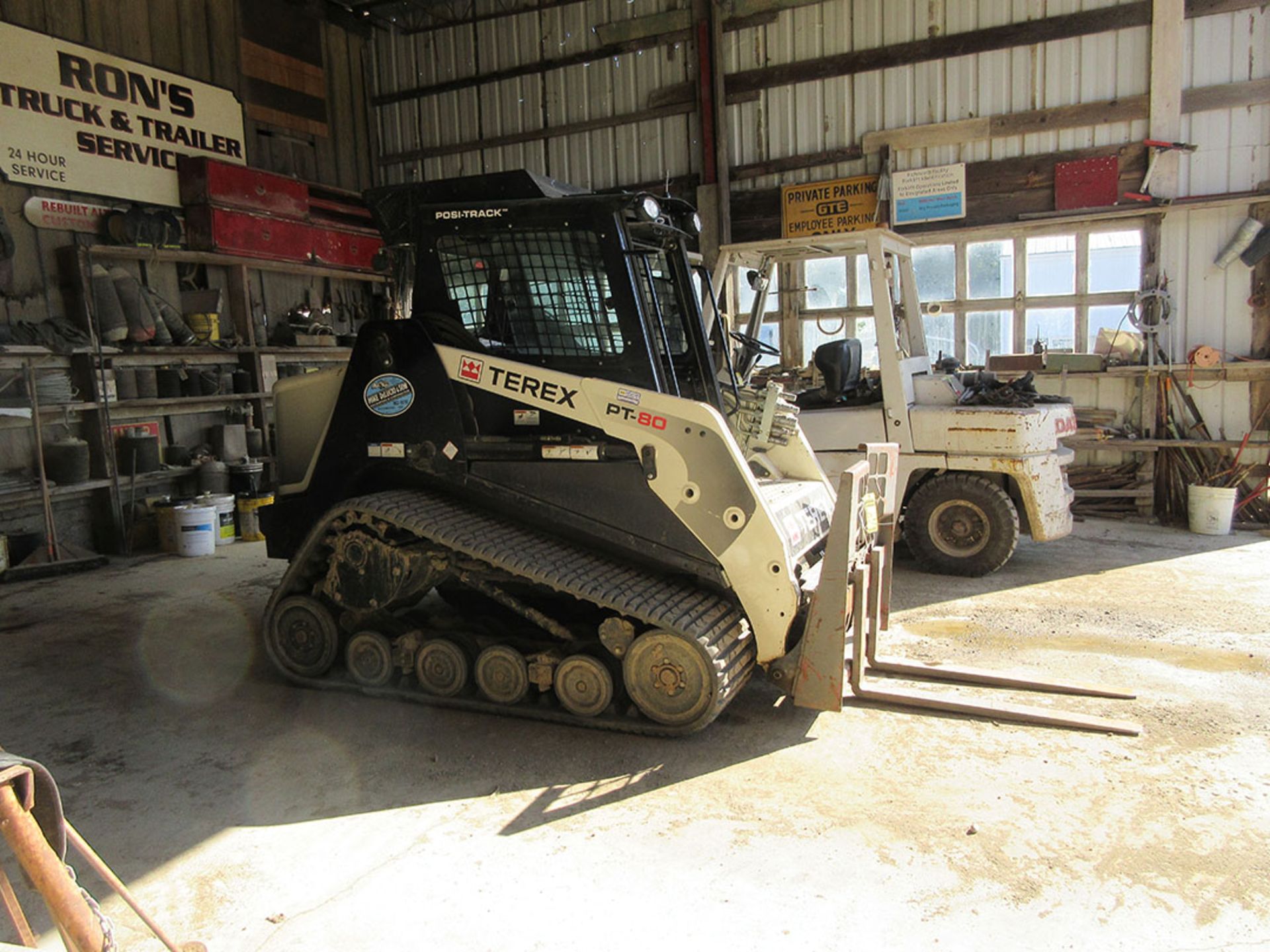 2012 TEREX PT-80 SKID STEER; CLIMATE CAB, ARM REST STEERING/BUCKET CONTROL, DIESEL, S/N - Image 2 of 4