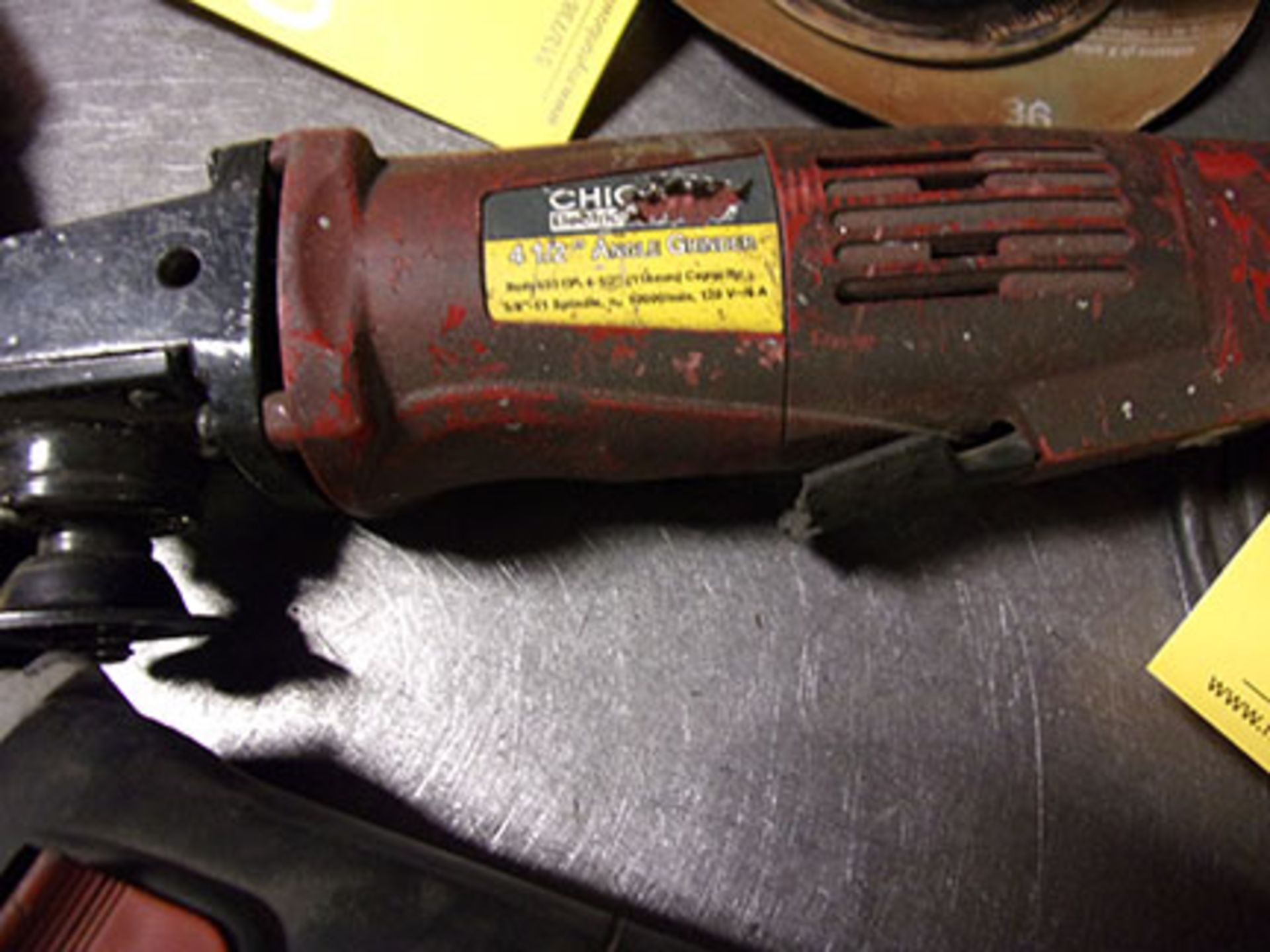 CHICAGO 4 1/2'' ANGLE HAND GRINDER; ELECTRIC