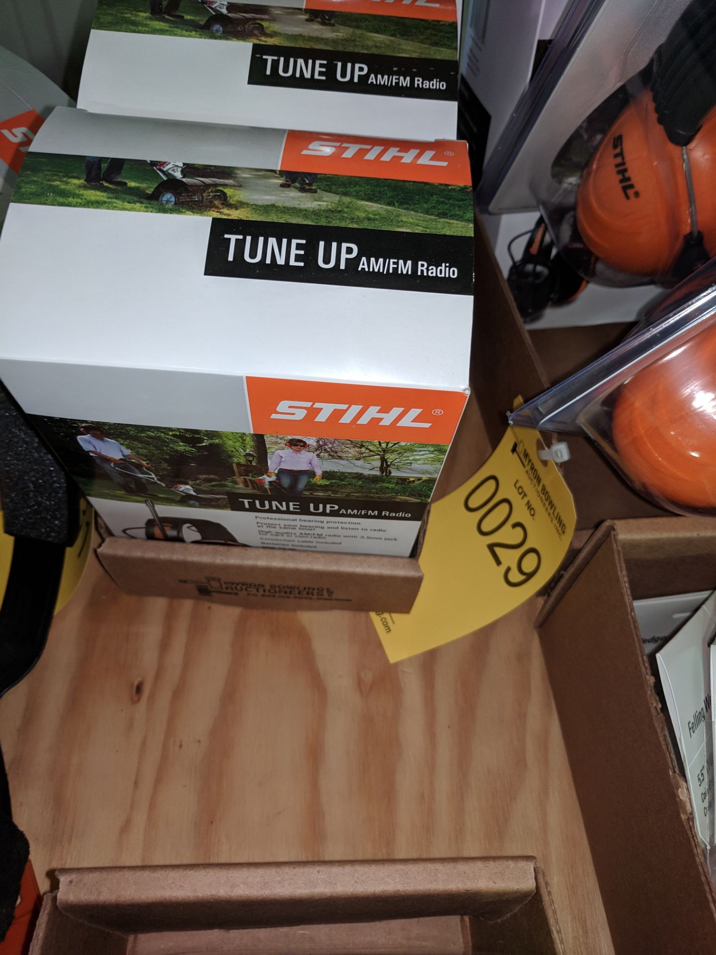 LOT OF (3) STIHL TUNE UP AM/FM RADIO HEARING PROTECTORS - Image 2 of 2