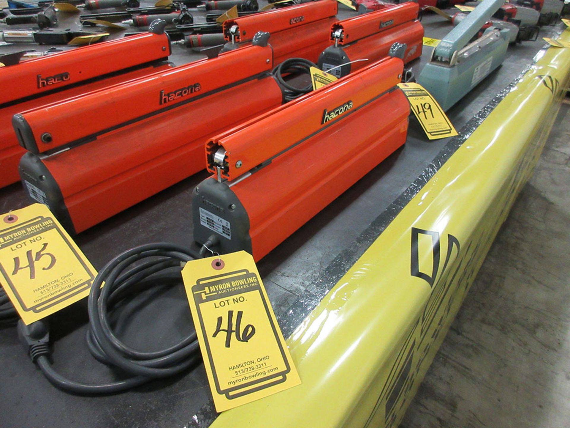 2011 HACONA TYPE C-320 IMPULSE SEALER; 240-W, S/N 08236