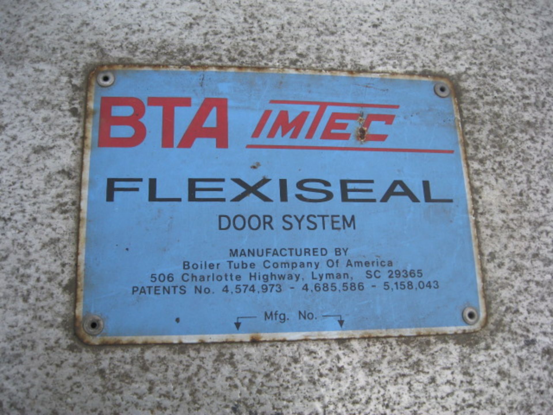 BTA IMTEC FLEXISEAL DOORS - Image 2 of 3