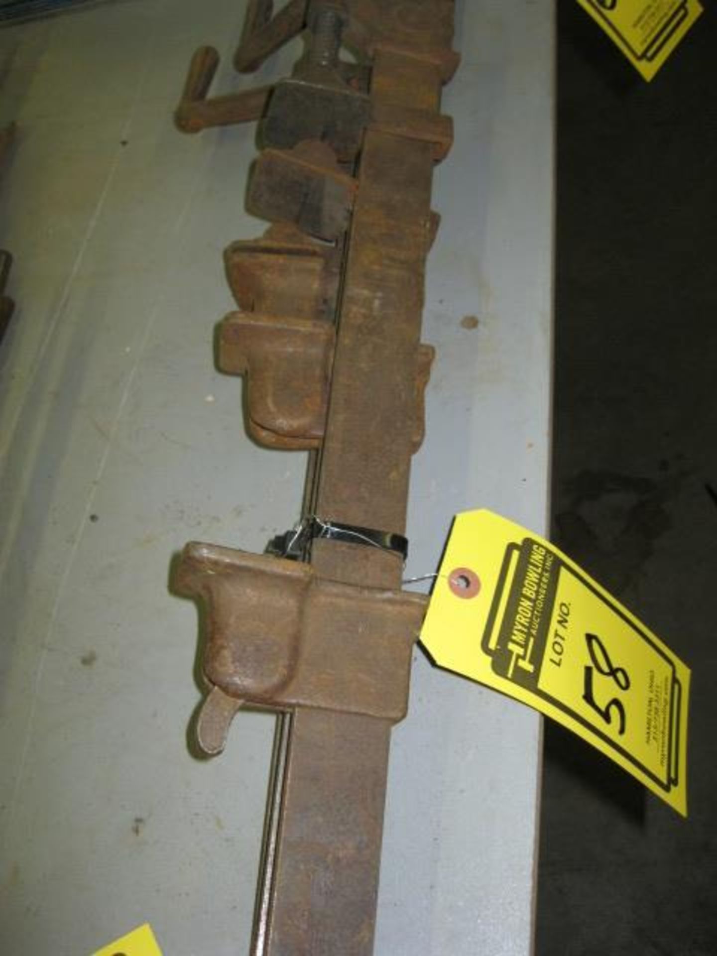 LOT OF (4) BAR CLAMPS