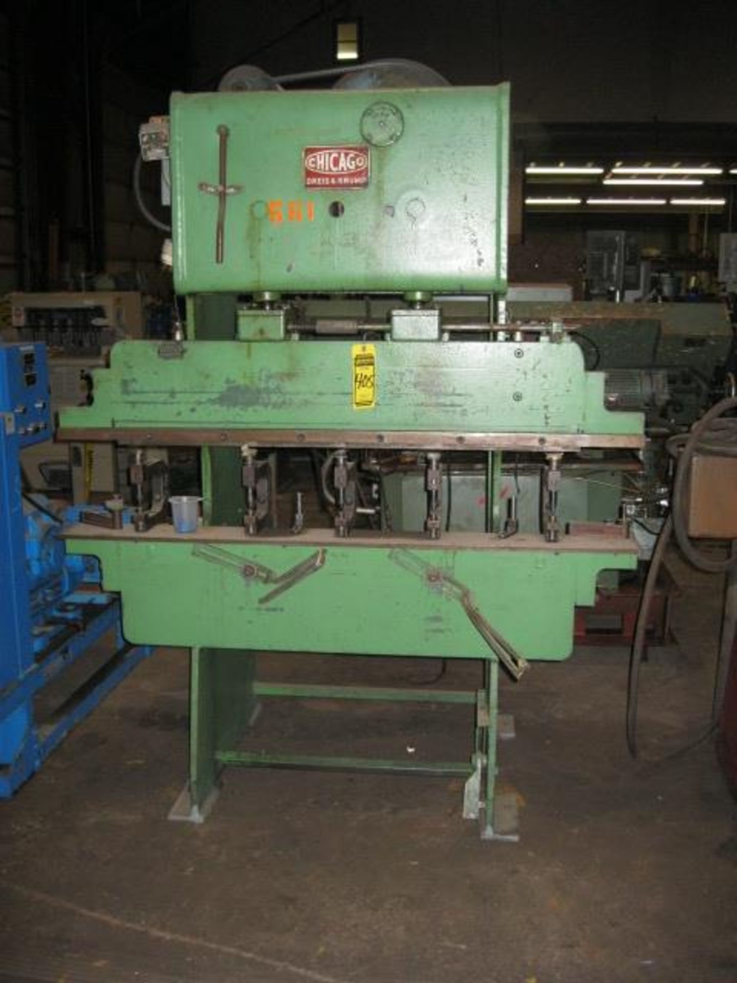 CHICAGO DREIS & KRUMP MODEL 135 15-TON MECHANICAL PRESS BRAKE