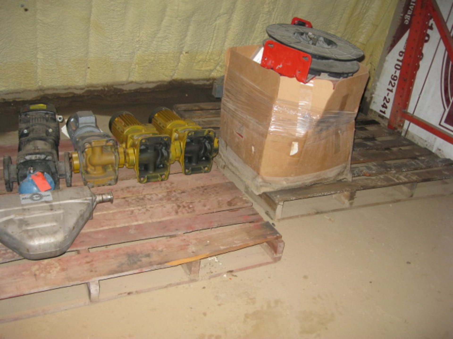 CONTENTS OF RACK, ELECTRIC MOTORS, ASCO RED VALVES, GEAR REDUCERS, PUMPS & ETC. EBAY WHOLESALE - Image 3 of 4