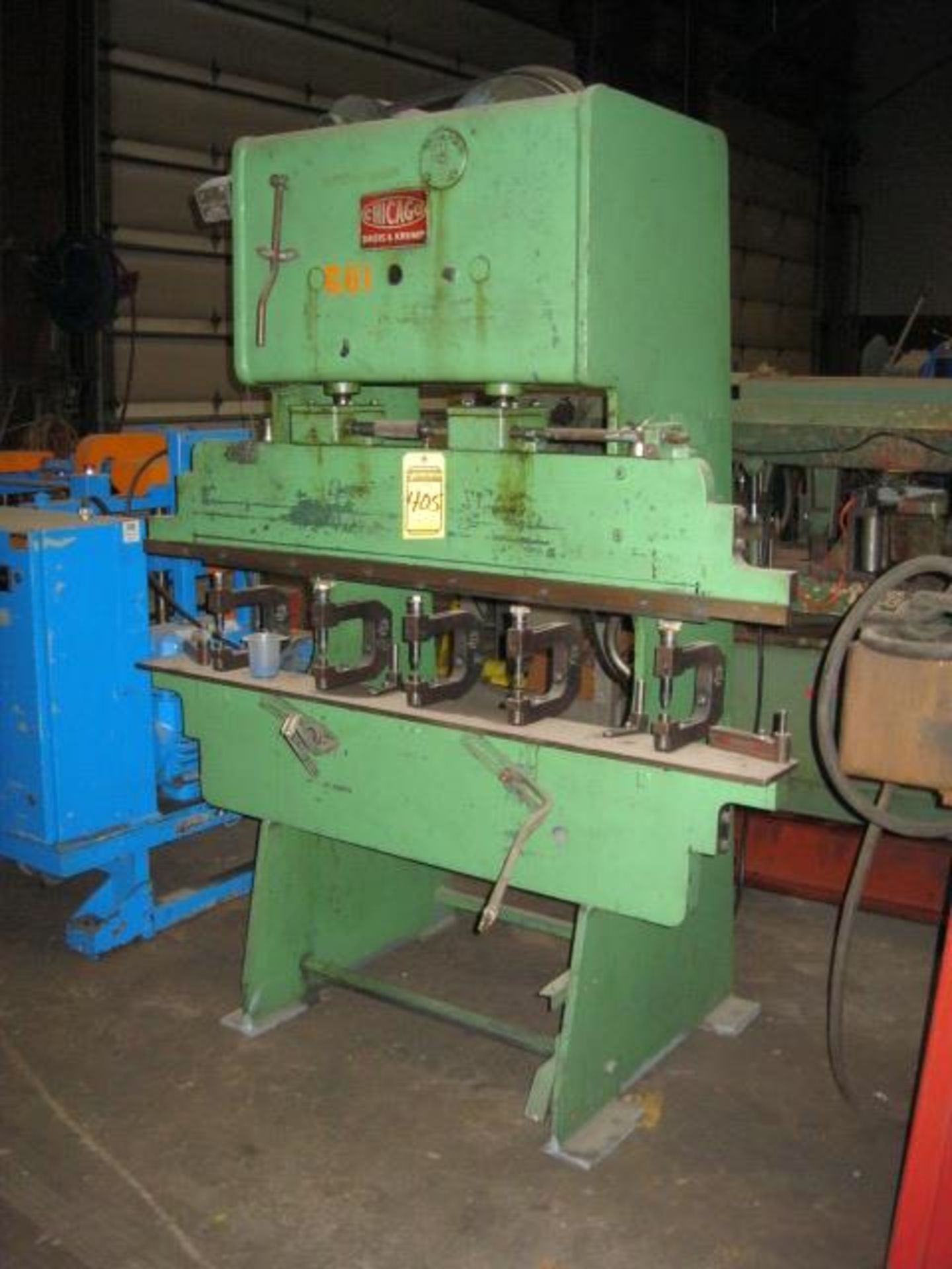 CHICAGO DREIS & KRUMP MODEL 135 15-TON MECHANICAL PRESS BRAKE - Image 3 of 4