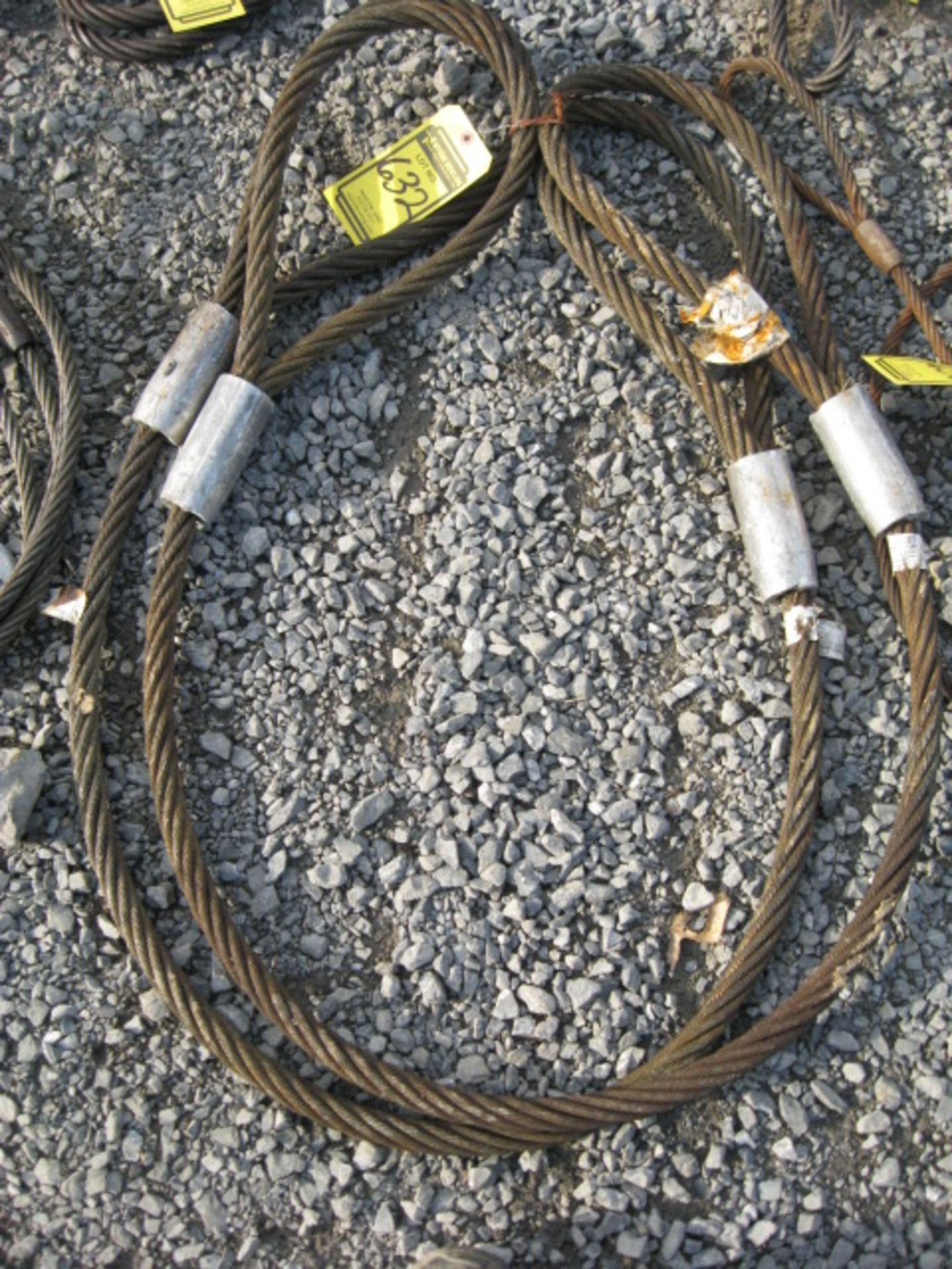 LOT OF (2) 1'' LIFTING CABLE