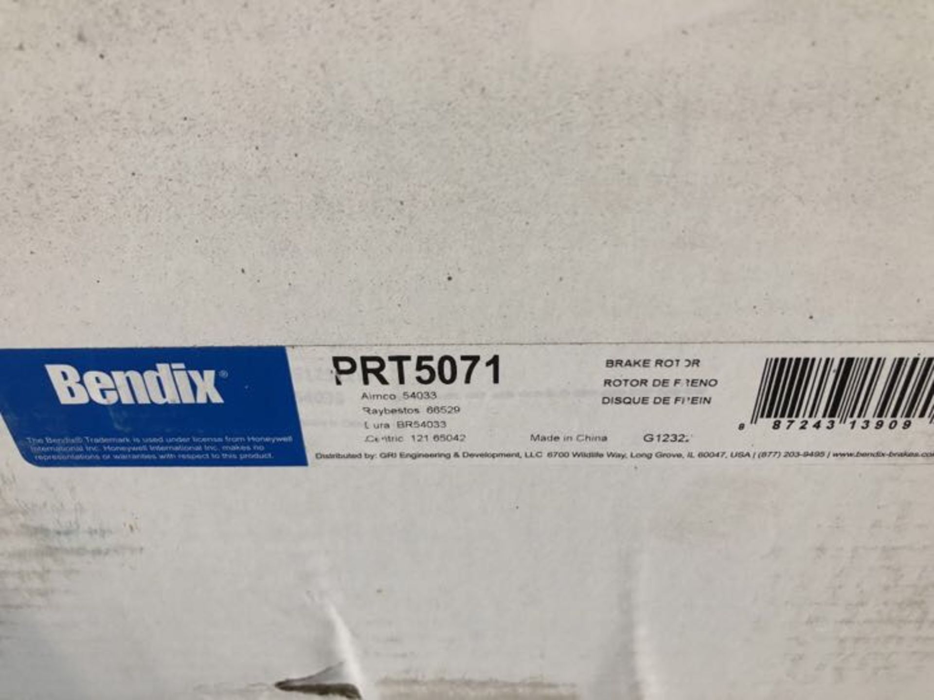 LOT OF (APPROX. 16) BENDIX PRT5875 & (2) PRT 5071 BRAKE ROTORS - Image 2 of 3