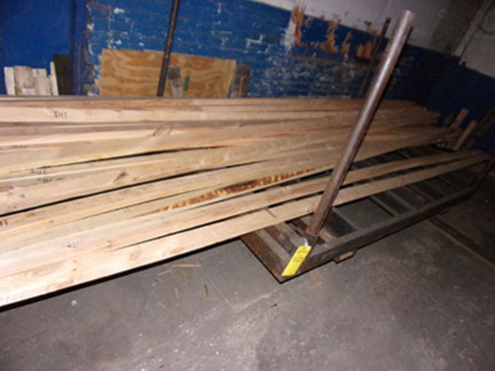 LARGE ROLLING CART WITH 2X4