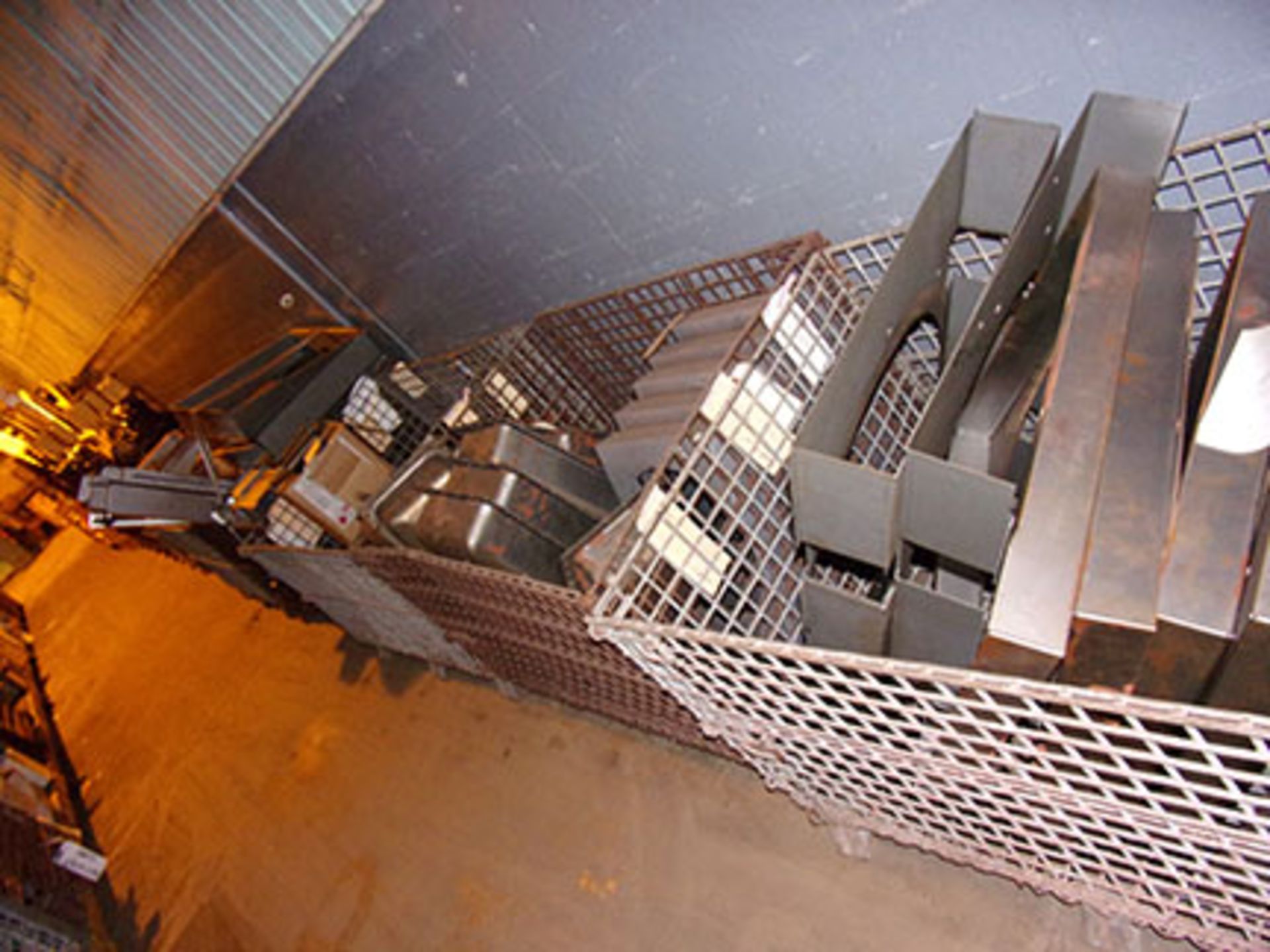 CONTENT OF (37) WIRE BASKETS; STEEL PARTS - Image 2 of 2