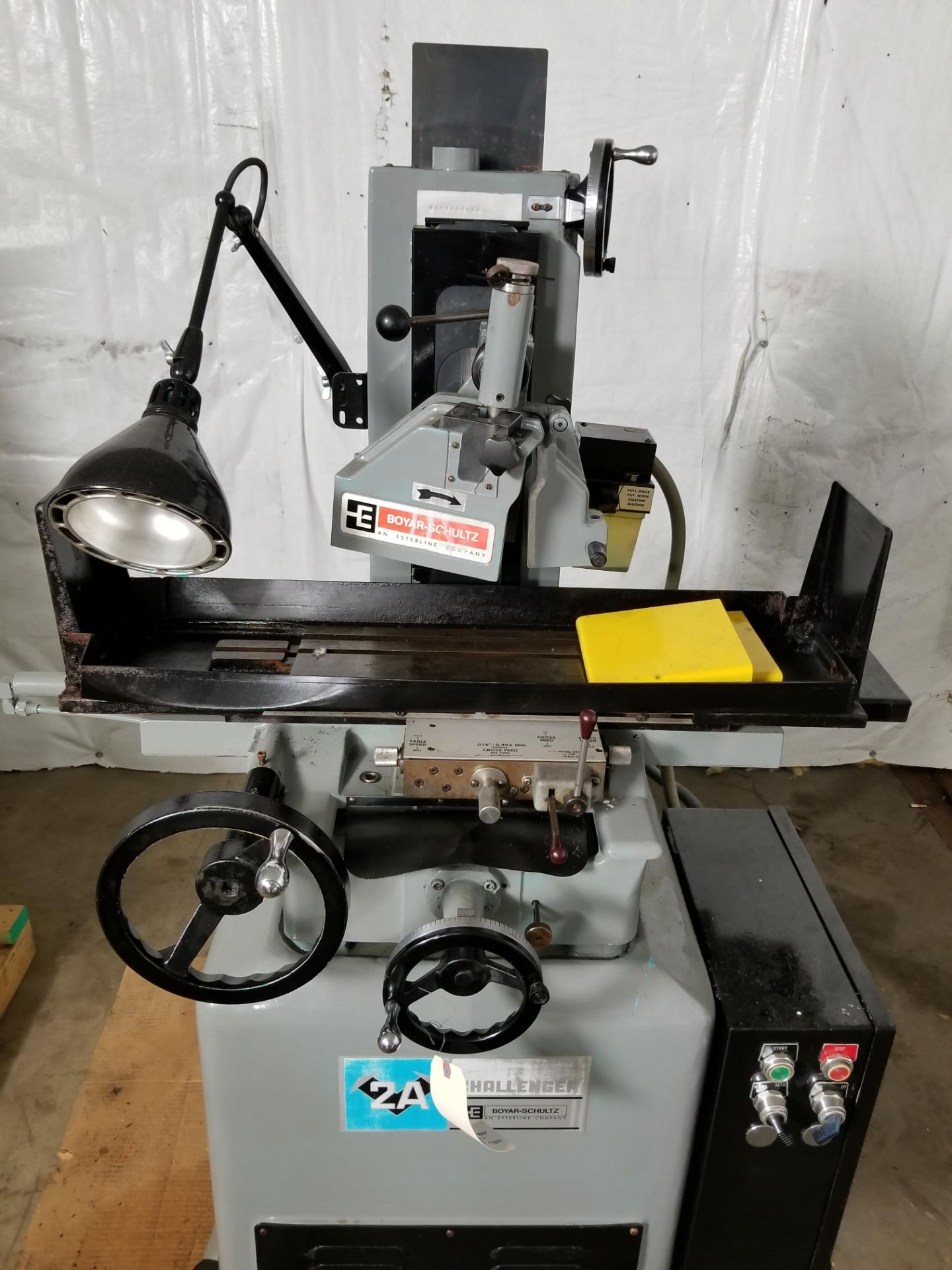 BOYER-SCHULTZ 6'' X 18'' CHALLENGER HYDRAULIC SURFACE GRINDER, MODEL 2A, SN CH-3464-2A, ADJUSTABLE - Image 5 of 5