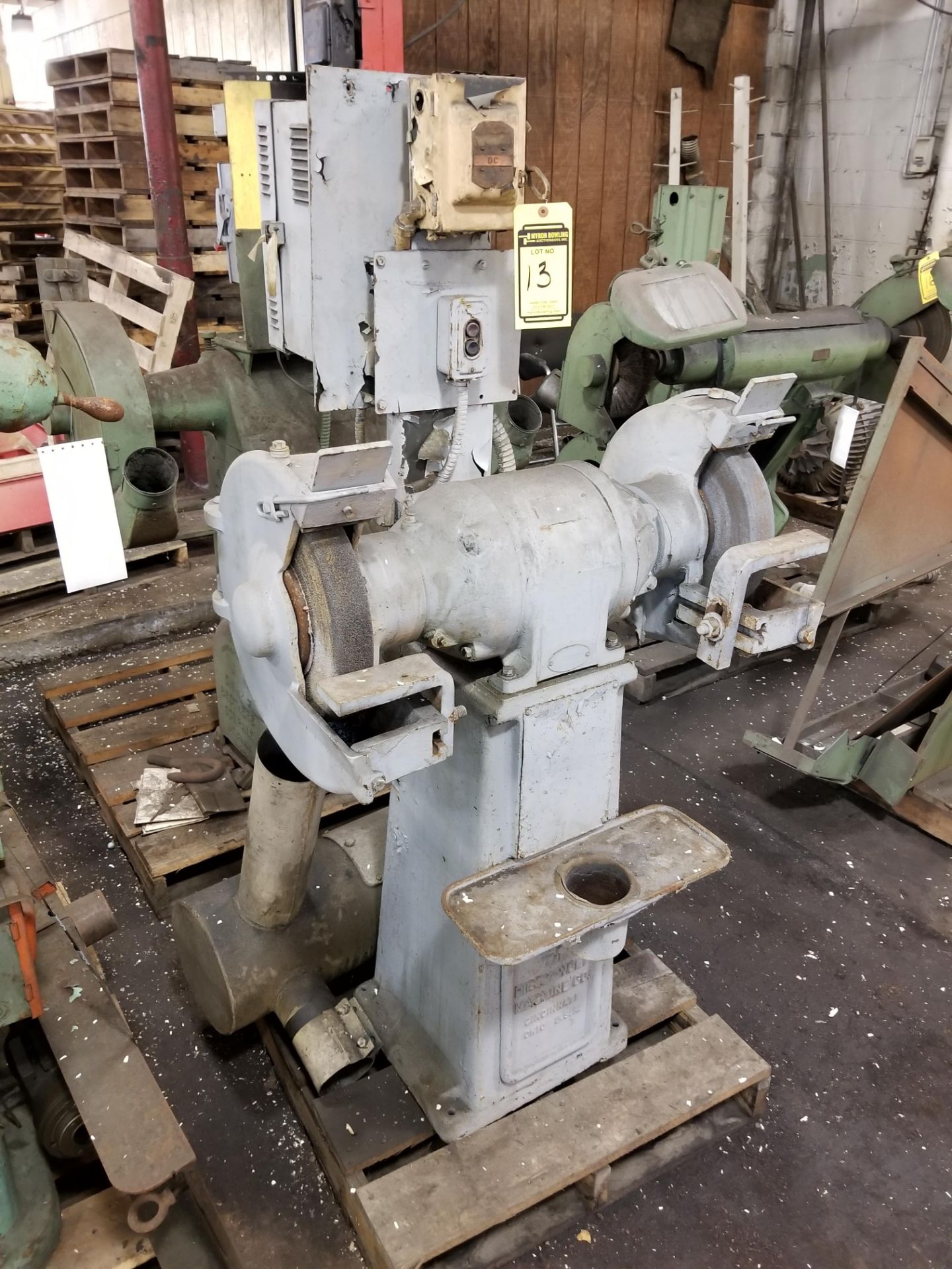 HISEY WOLF 12'' DOUBLE END PEDESTAL GRINDER