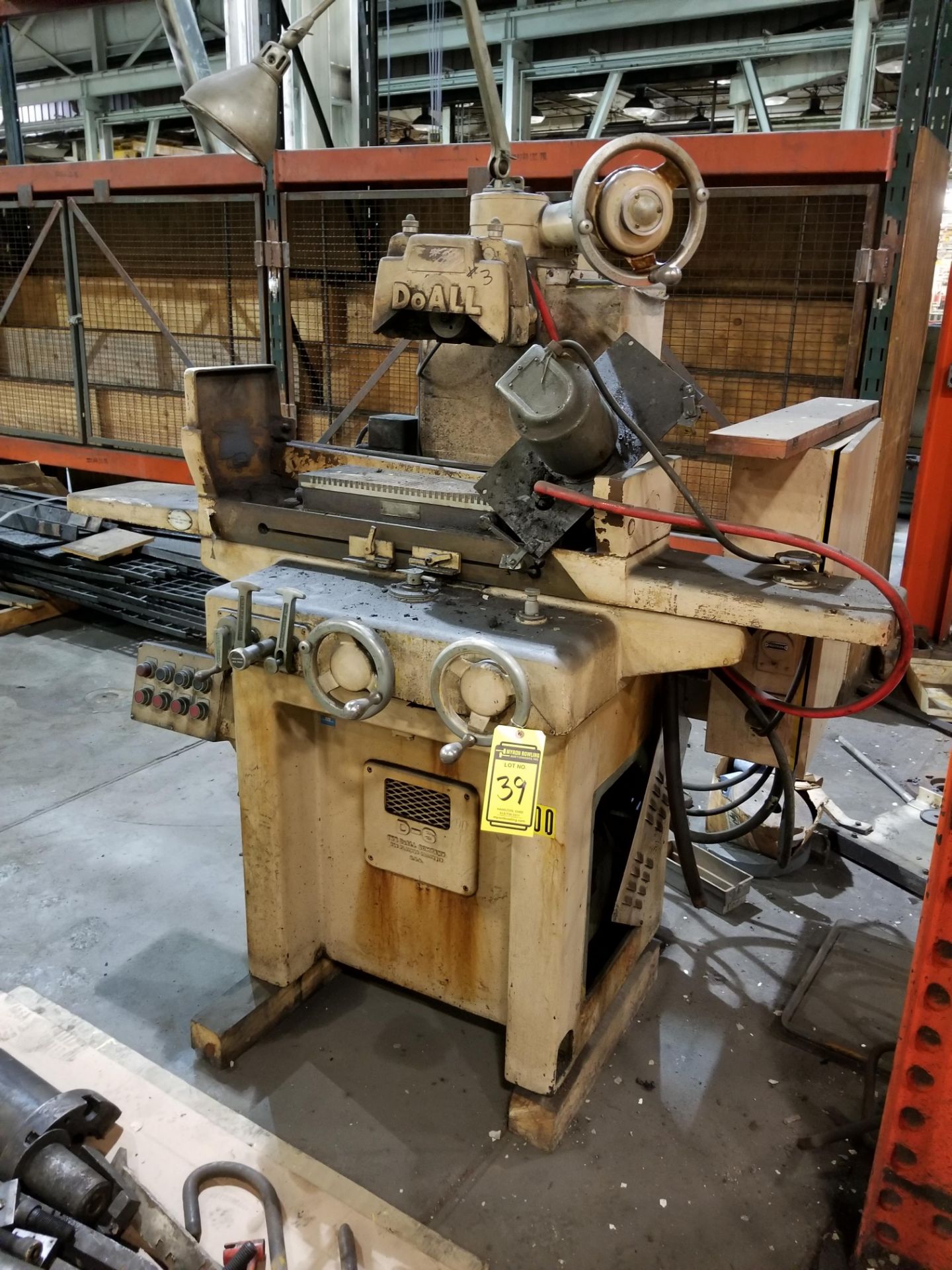 DO-ALL D-6 SURFACE GRINDER, PERMANENT MAGNETIC CHUCK