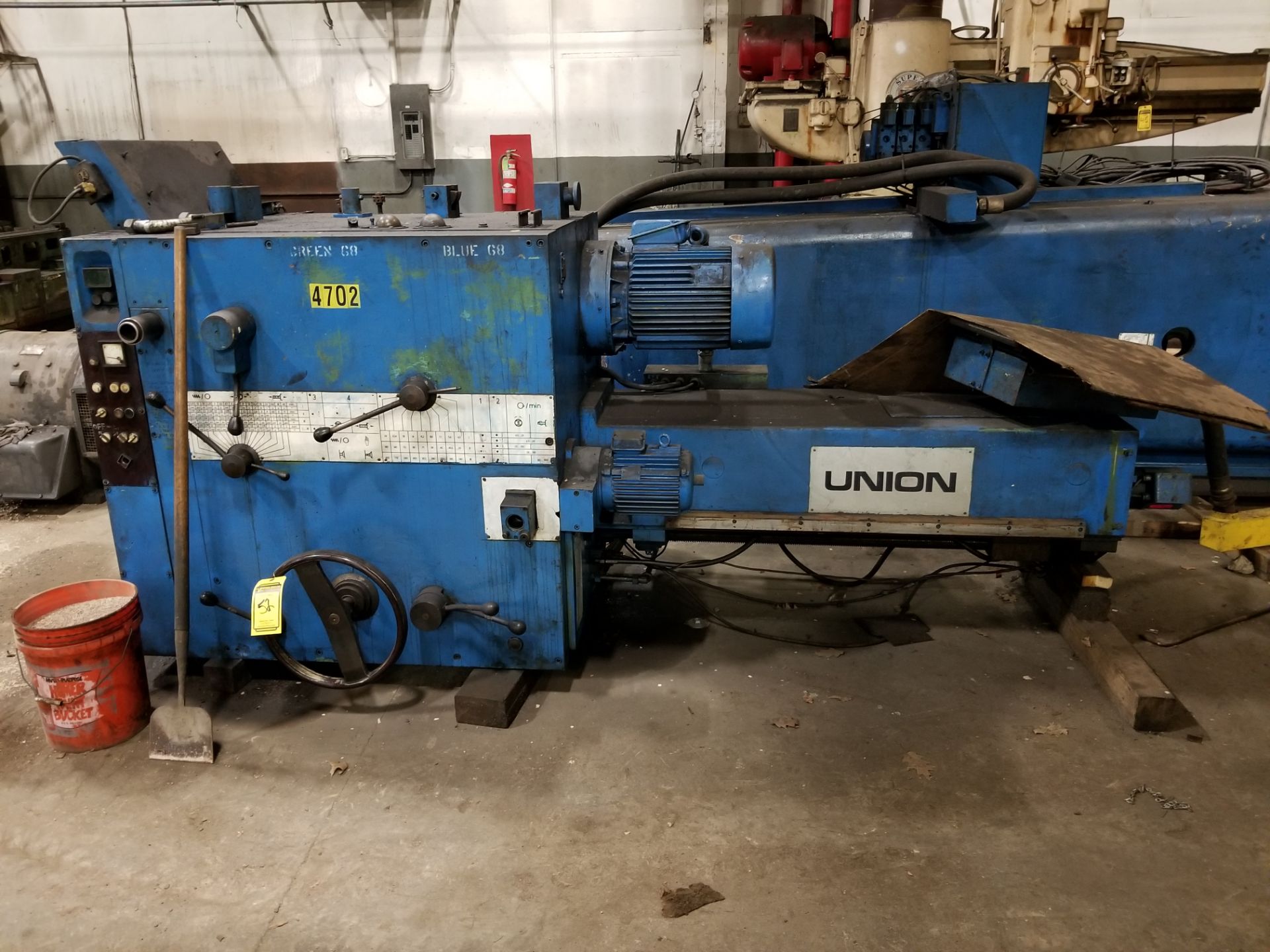 1980 5.11'' WMW UNION FLOOR TYPE HORIZONTAL BORING MILL, MODEL UNION BFP-130-5, SPINDLE 5.11'' ( - Image 3 of 7