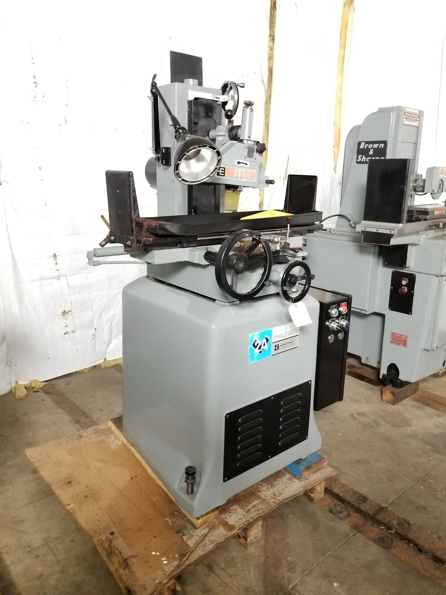 BOYER-SCHULTZ 6'' X 18'' CHALLENGER HYDRAULIC SURFACE GRINDER, MODEL 2A, SN CH-3464-2A, ADJUSTABLE - Image 4 of 5