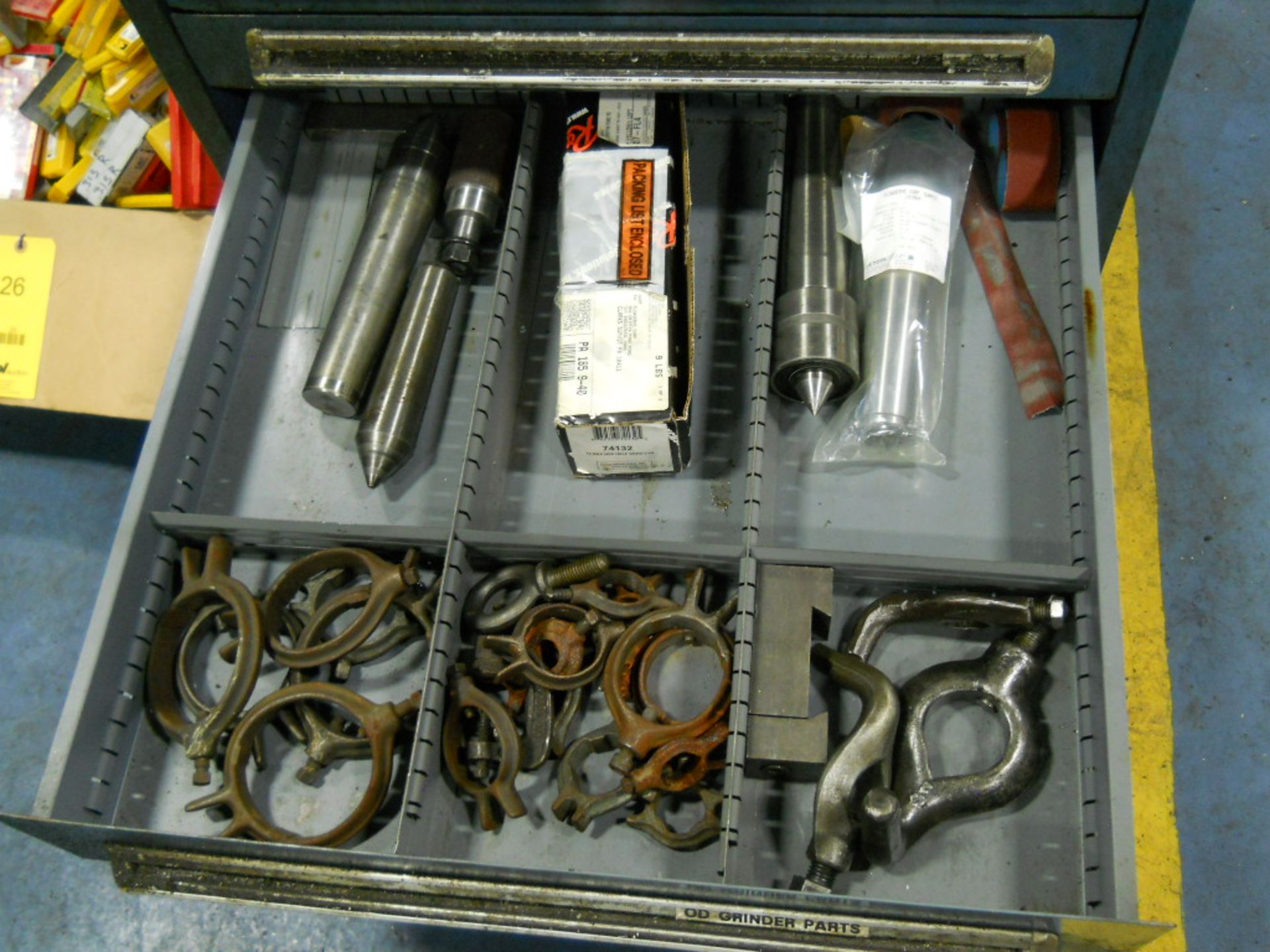 STANLEY VIDMAR 9-DRAWER METAL CABINET WITH CONTENTS, CONTENTS INCLUDE BUT ARE NOT LIMITED TO: SHIMS, - Image 7 of 10