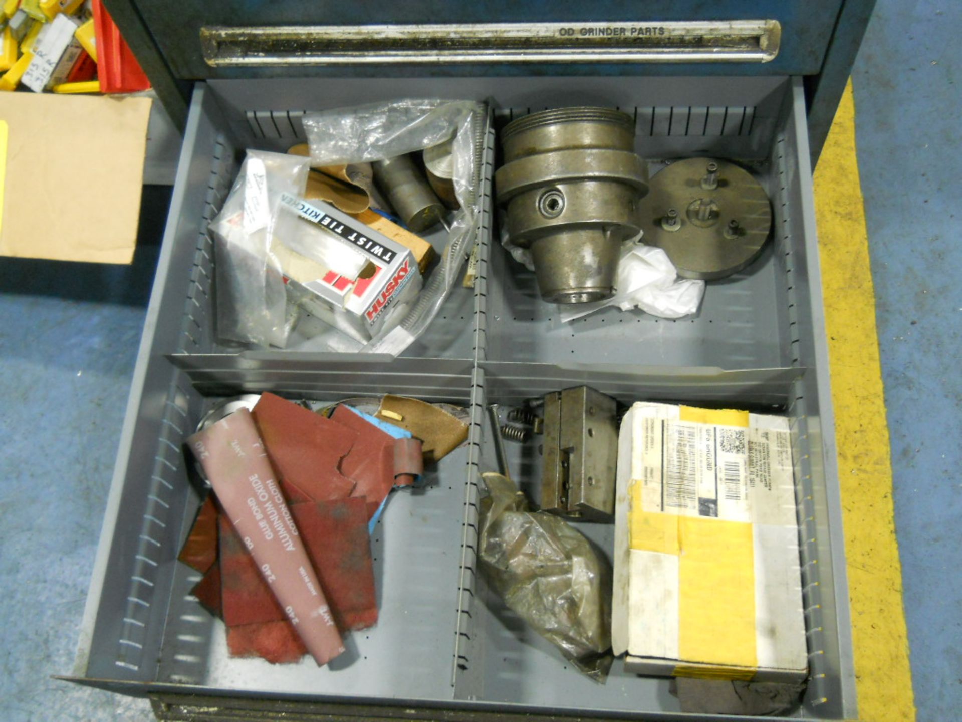 STANLEY VIDMAR 9-DRAWER METAL CABINET WITH CONTENTS, CONTENTS INCLUDE BUT ARE NOT LIMITED TO: SHIMS, - Image 8 of 10