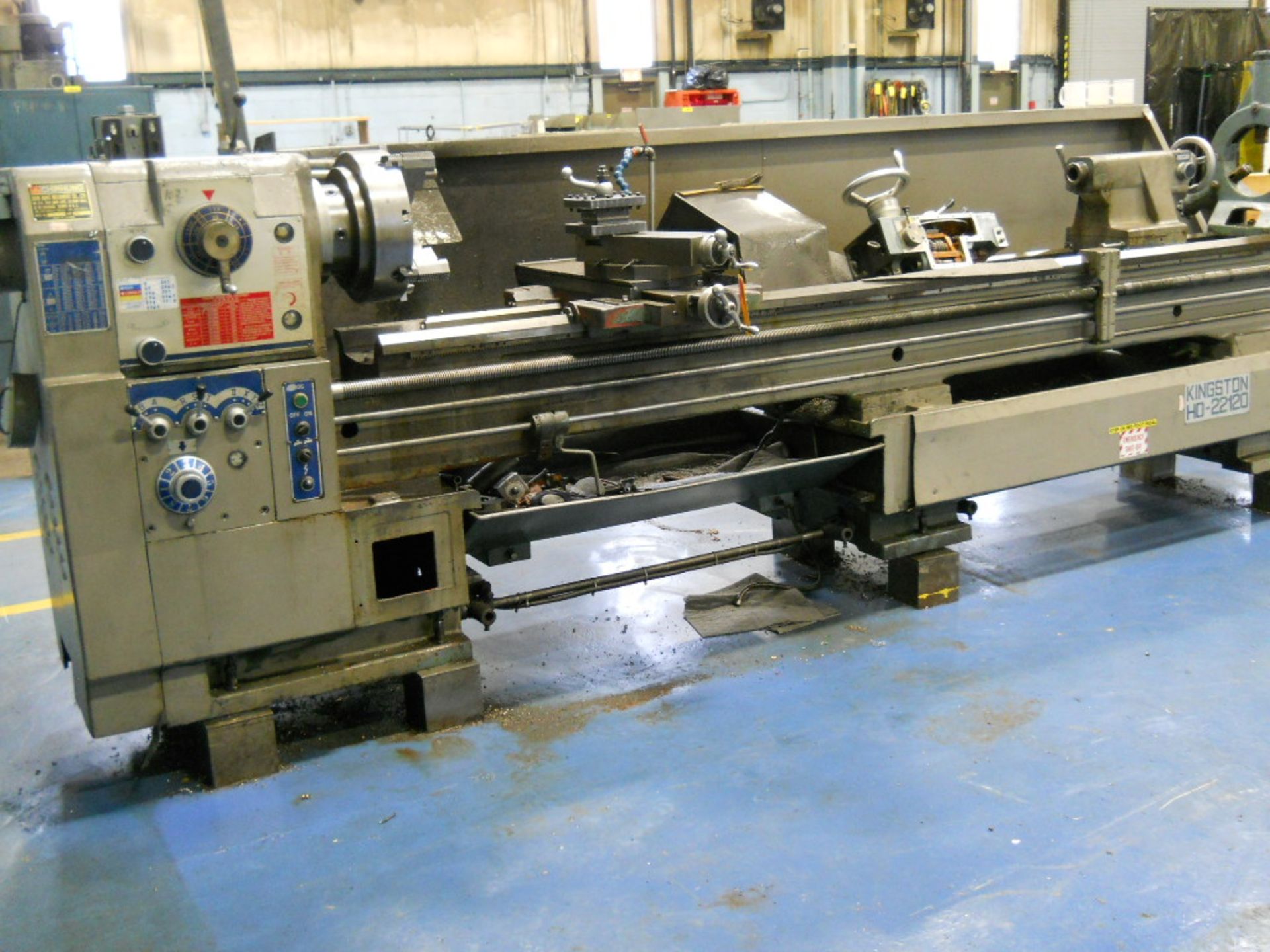 1997 CHIN HUNG KINGSTON HD 22120 ENGINE LATHE, S/N 37625, 15 IN. DIAMETER CHUCK X 120 IN. LONG, - Image 3 of 7