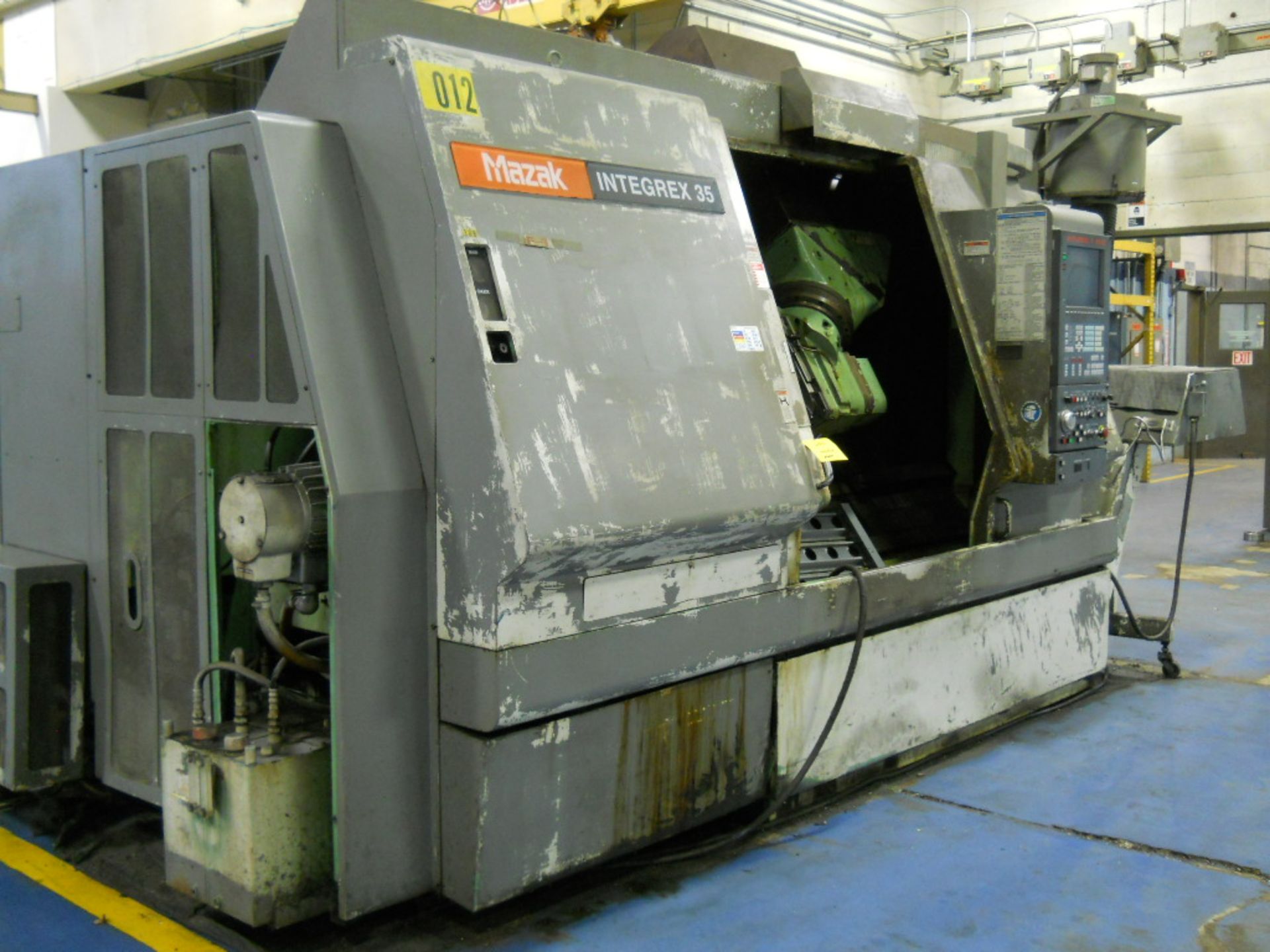 MAZAK INTEGREX 35/CENTER HORIZONTAL CNC MACHINE, S/N 115438, SIZE 172 IN. X 87 IN. X 172 IN., WEIGHT