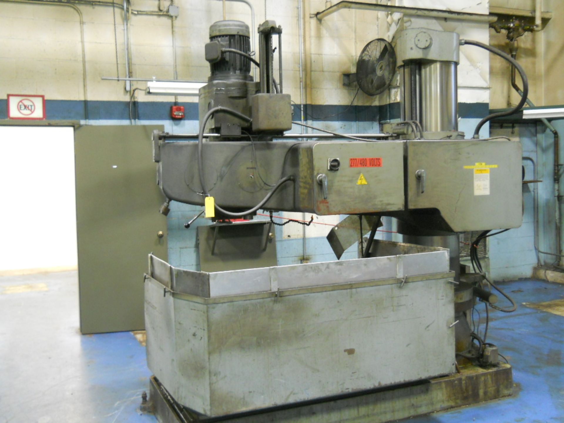 SHARP RADIAL DRILL PRESS, M/N RD1600, S/N 16938, 7.5 HP, 105 IN. X 72 IN. X 105 IN., 480 V - Image 4 of 5