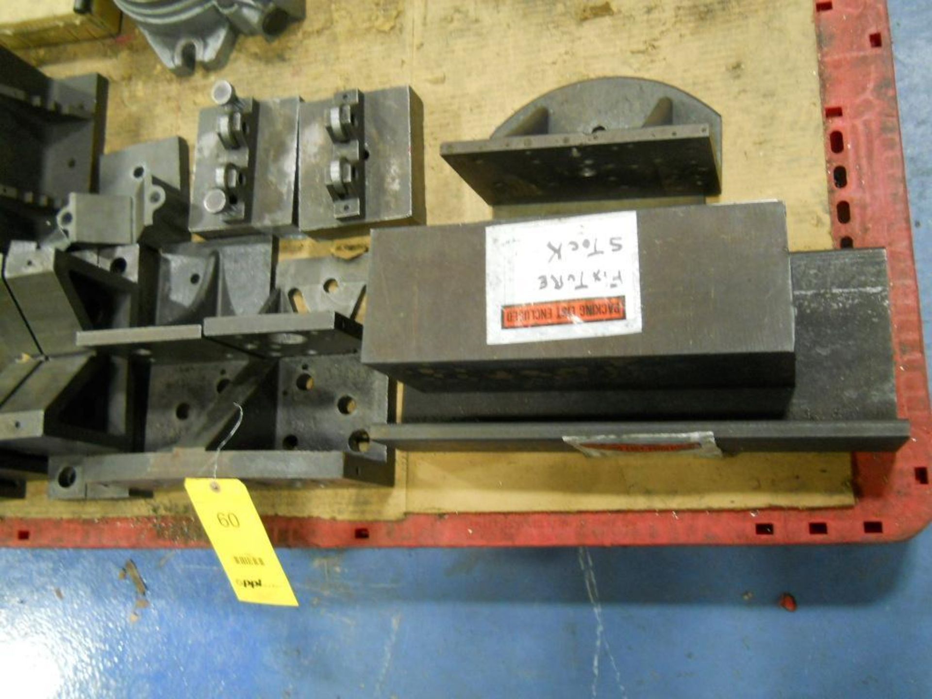 LOT OF: (6) V-BLOCKS, (2) CENTERING ROLLERS, (7) MACHINE PLATES - Image 2 of 2