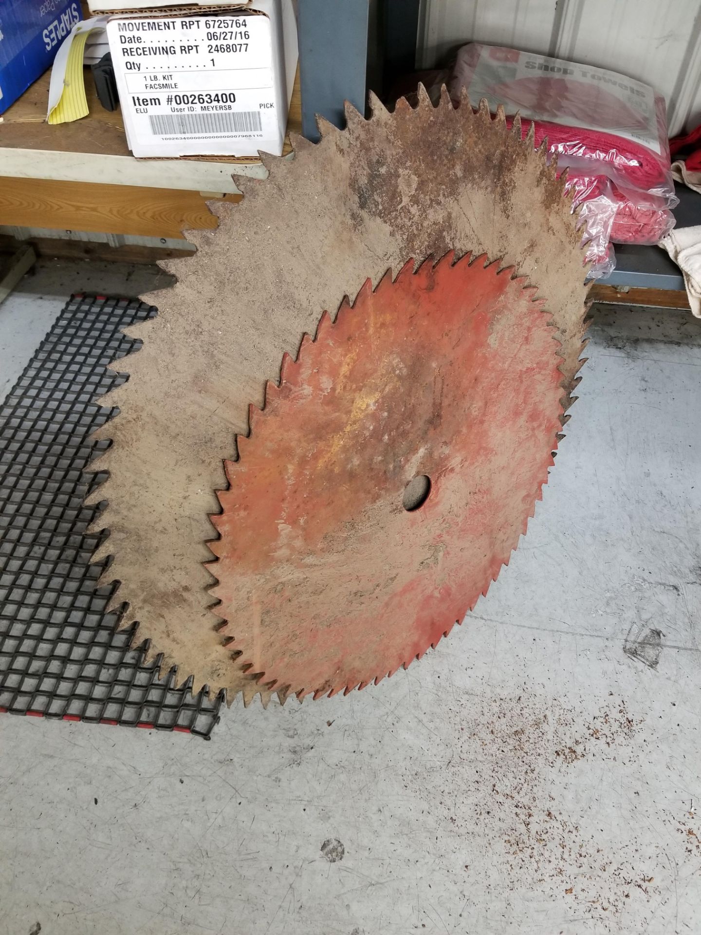 LOT: (2) CIRCULAR SAW BLADES