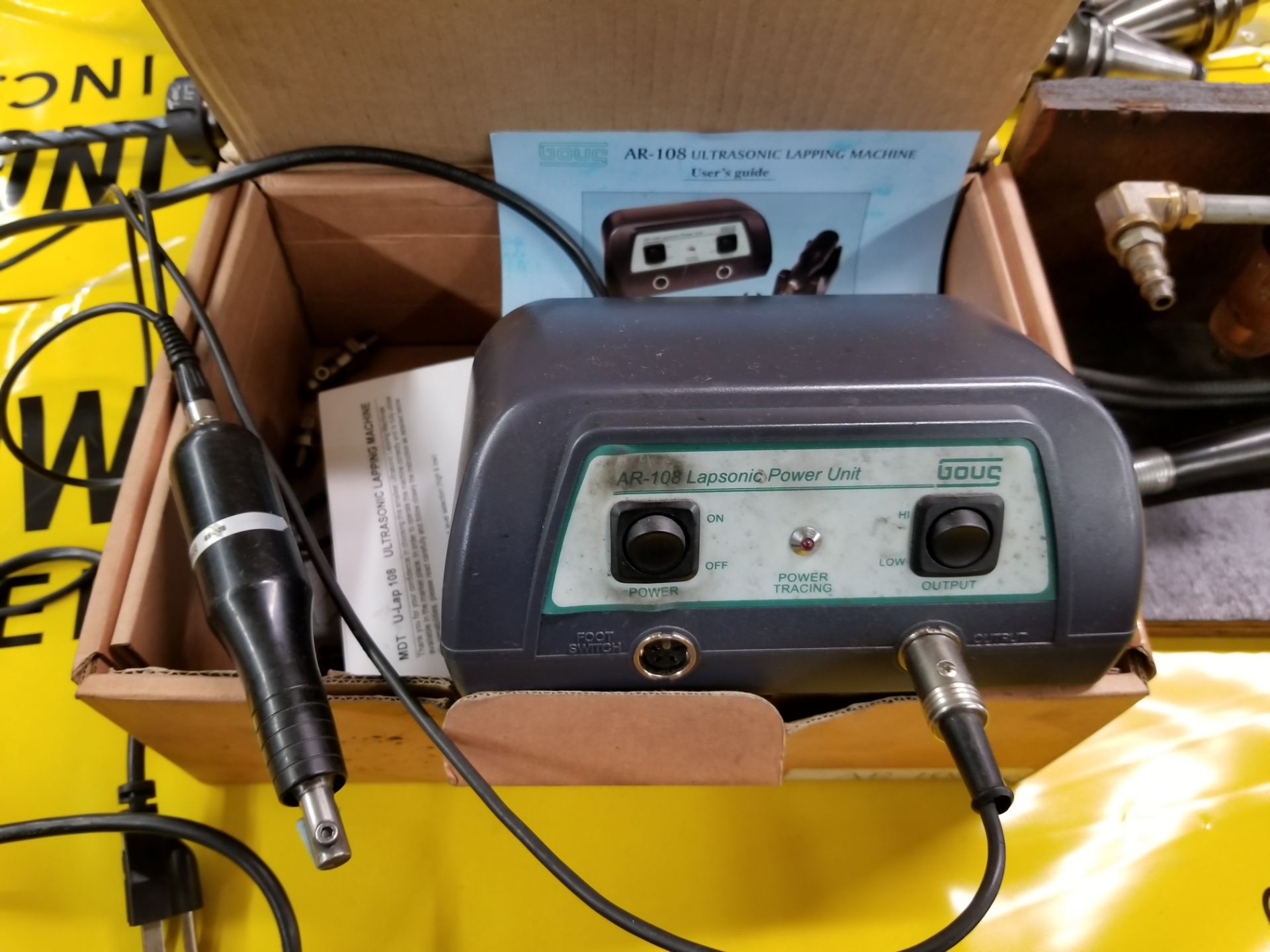 GOUGH MODEL AR-08 ULTRASONIC LAPPING MACHINE