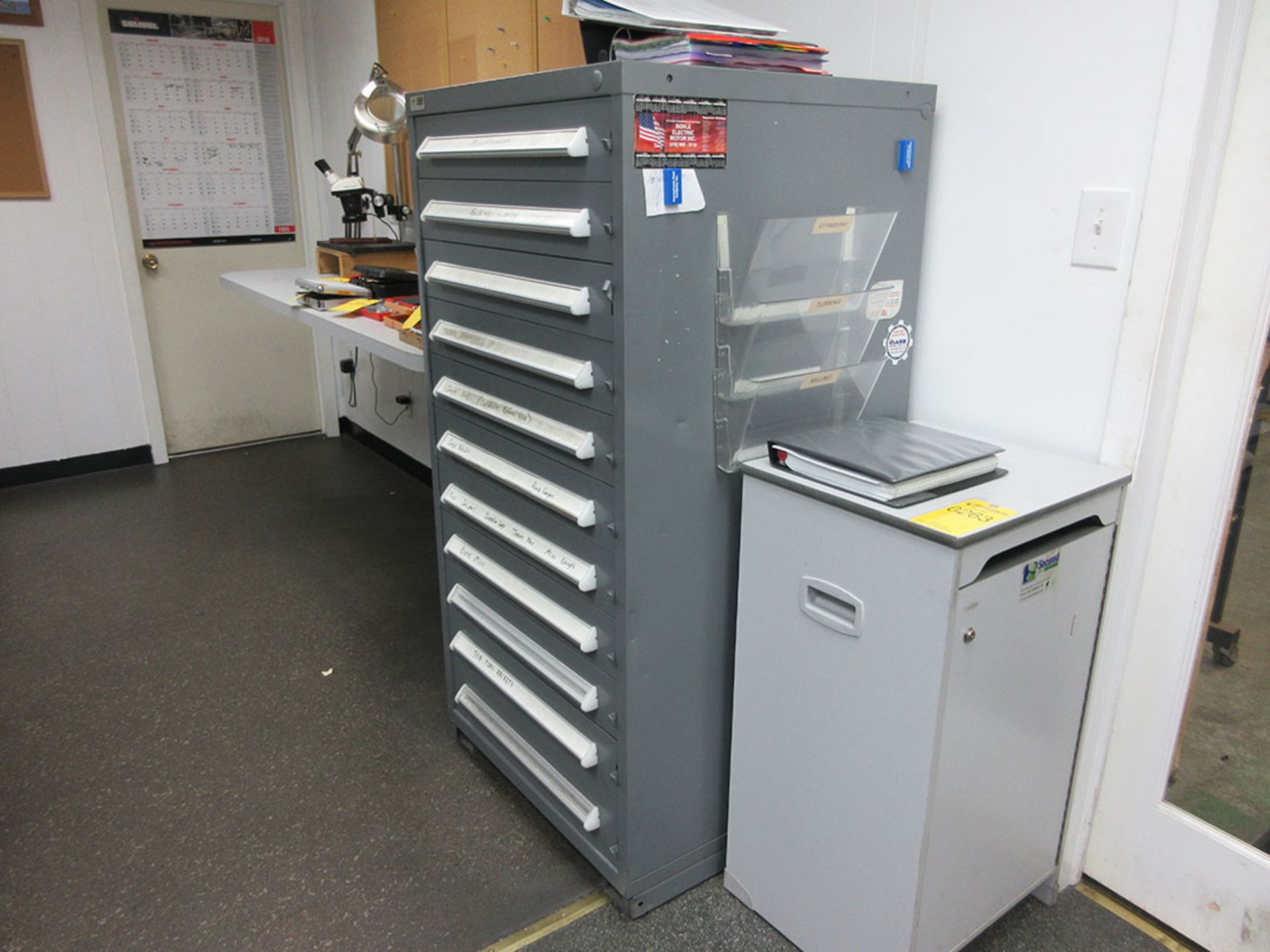 11-DRAWER VIDMAR CABINET ***LOADING FEE $ 75.00- EXCLUSIVE RIGGER - PEDOWITZ MACHINERY MOVERS, RAY