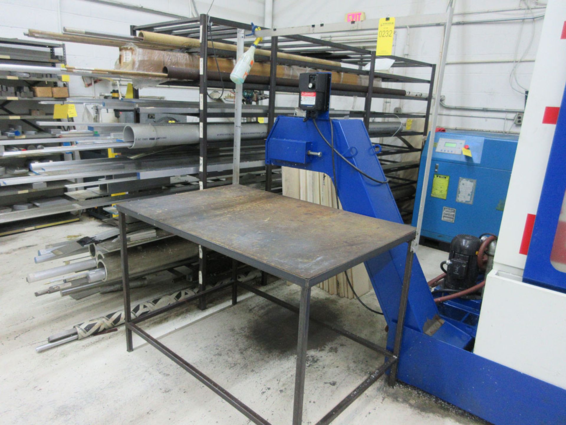 32 1/2'' X 49 1/4'' WORK TABLE