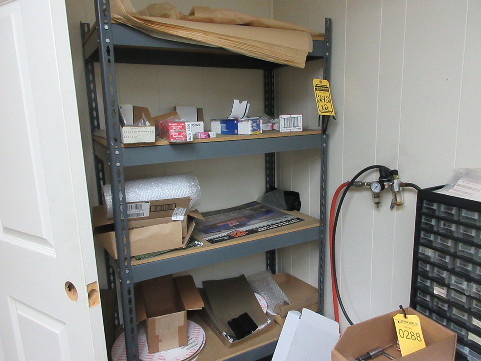 UTILITY SHELF UNITS WITH CONTENT (X2) - Image 2 of 2