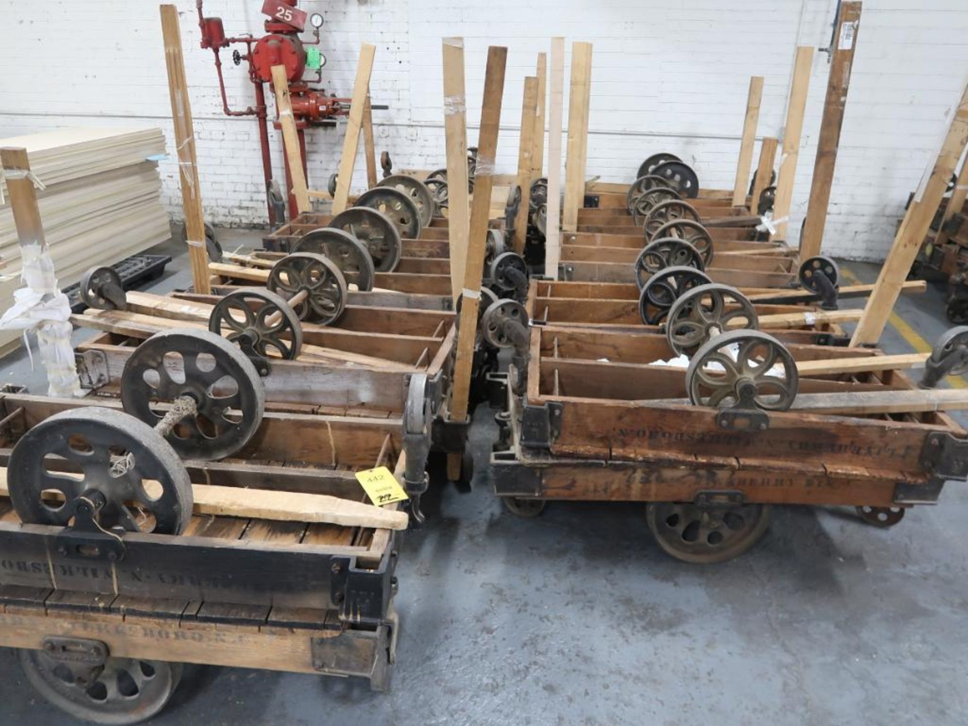 LOT: (22) Factory Carts