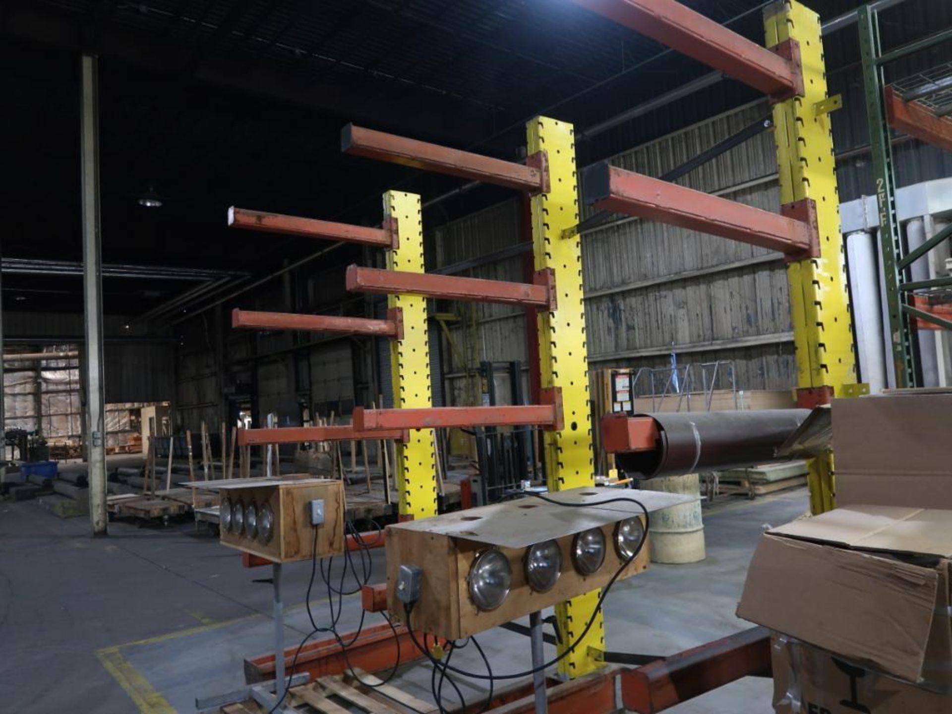 Cantilever Rack with (3) 10 ft. Uprights & 42 in. Arms