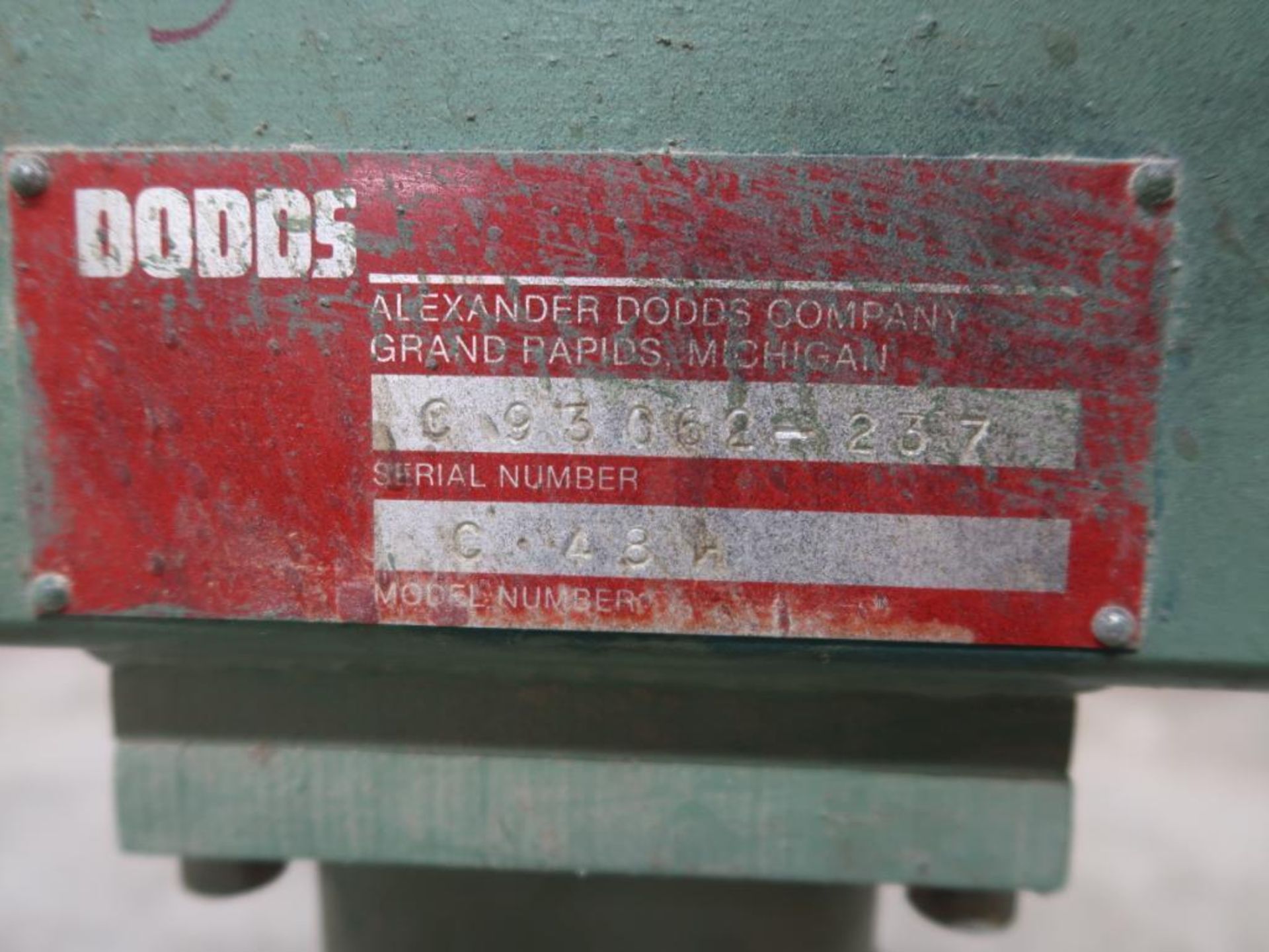 DODDS Drawer Clamp Model C48H, S/N C93062-237 (#812) - Image 2 of 2