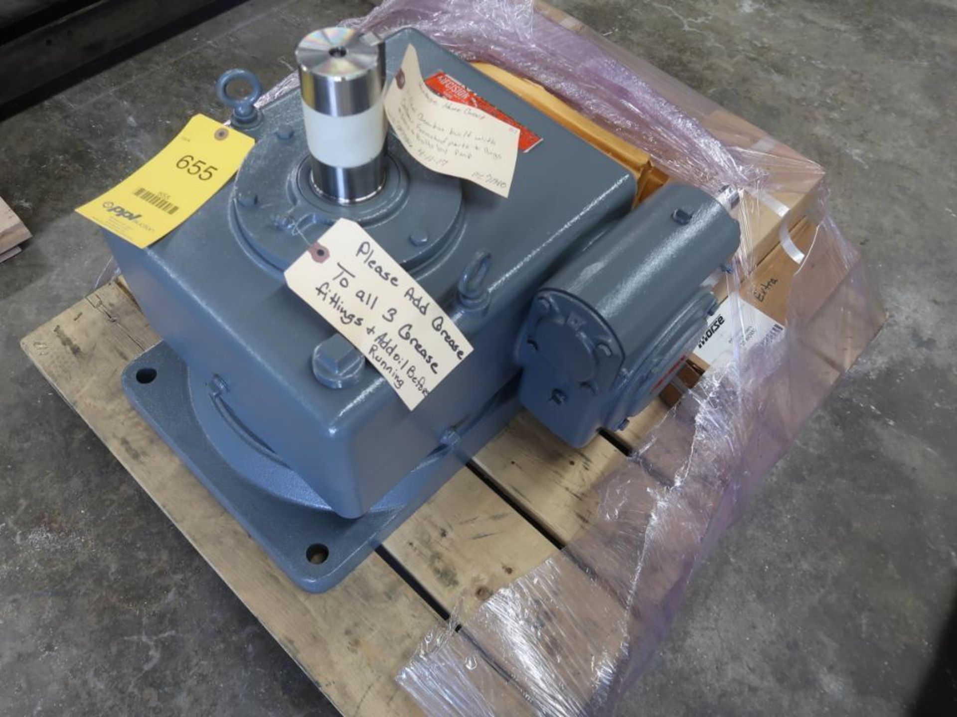 LOT: New Gear Box & Parts on (1) Pallet