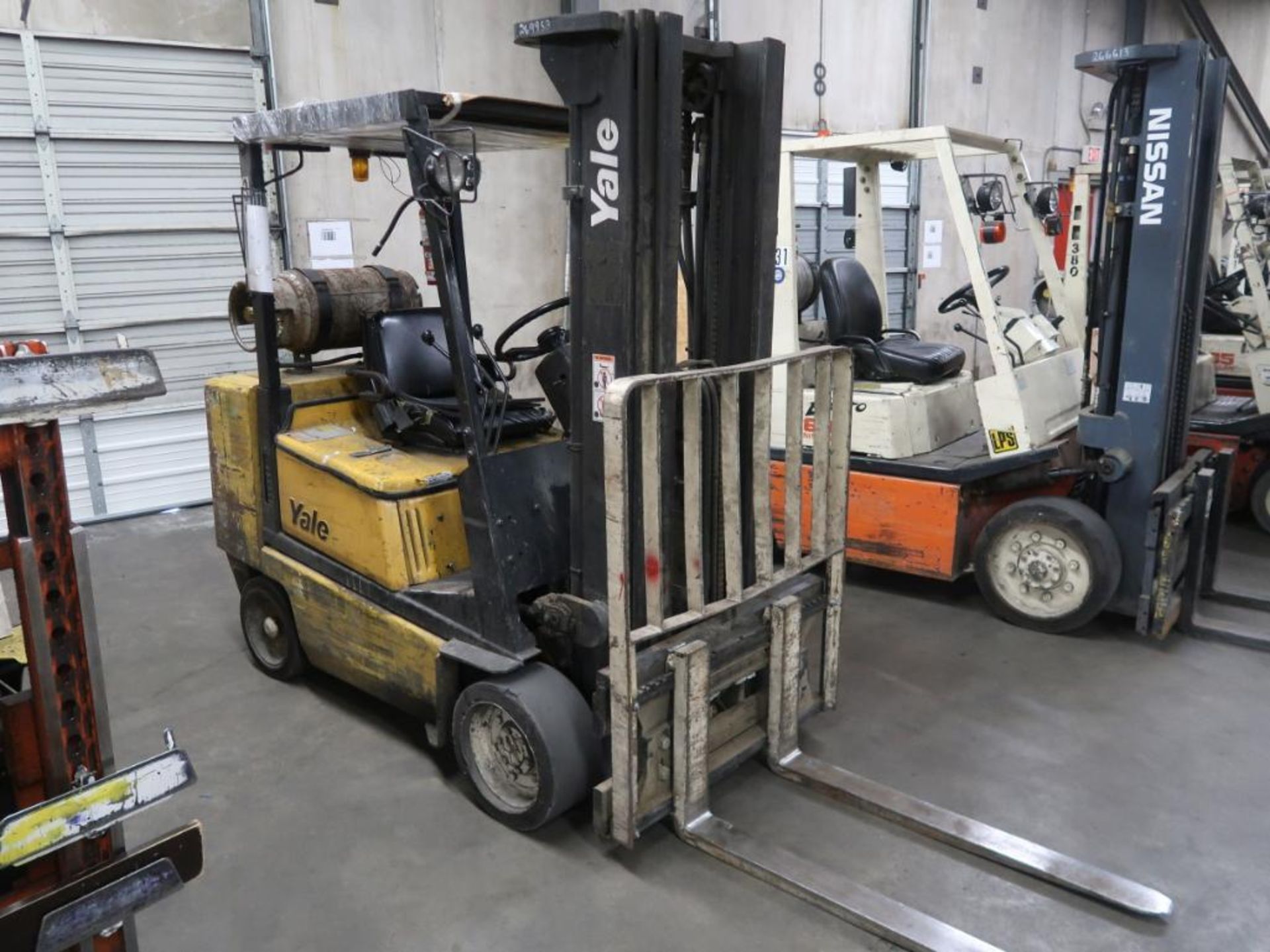 YALE 5000 lb. LP Forklift Model GLC050DFNCAE083, S/N N548918, 3-Stage Mast (#332)