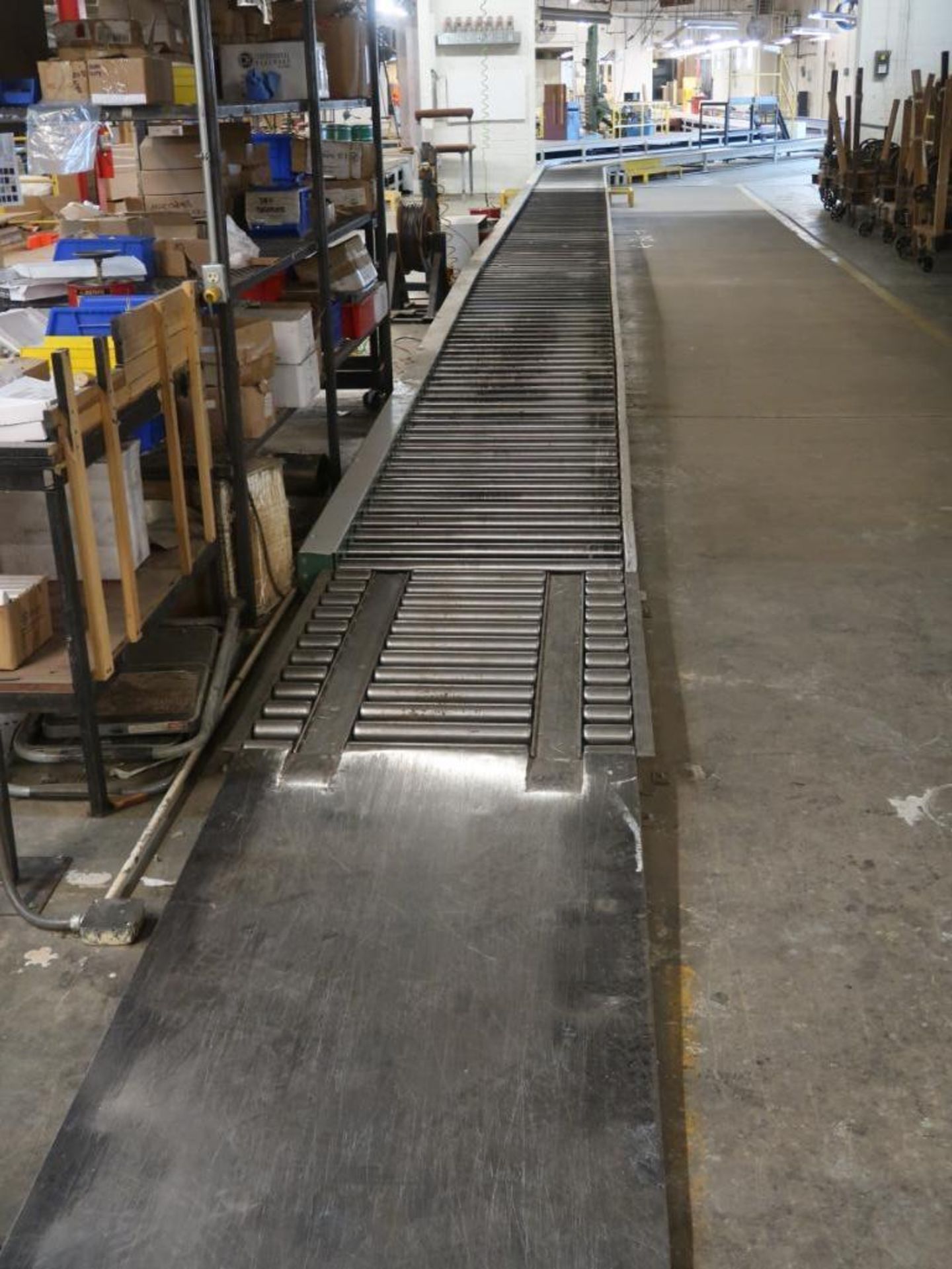 LOT: 30 in. x 80 ft. (est.) Power Roller Conveyor, 22 in. x 640 ft. (est.) Power Roller Conveyor, 36 - Image 10 of 10