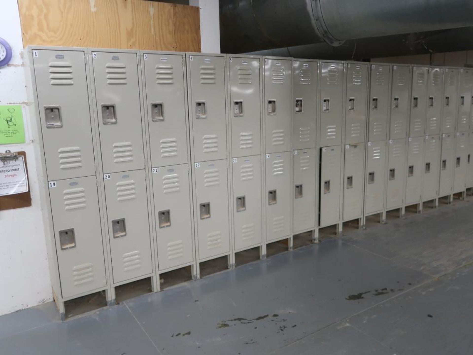 LOT: (8) Sets of (6) Lockers