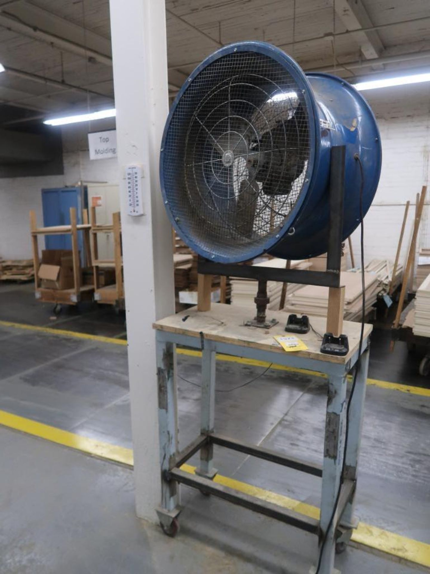 PATTERSON Fan Mounted on Portable Steel Cart