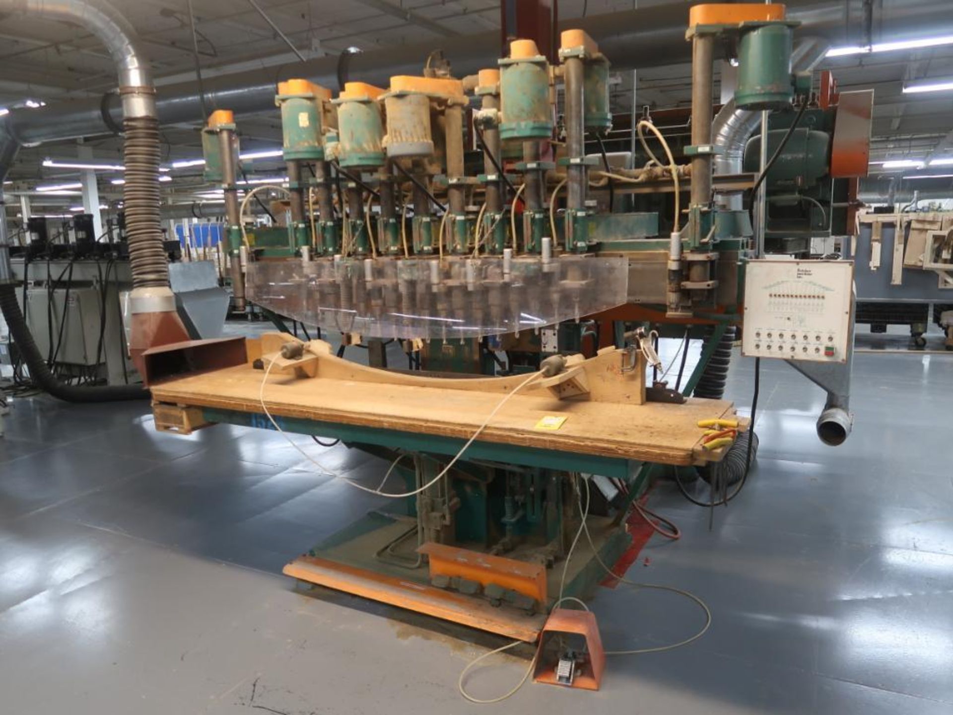 FLETCHER 8 ft. 20-Spindle Hydraulic Vertical Boring Machine Model FM-445, S/N 87445-3 (#1526)