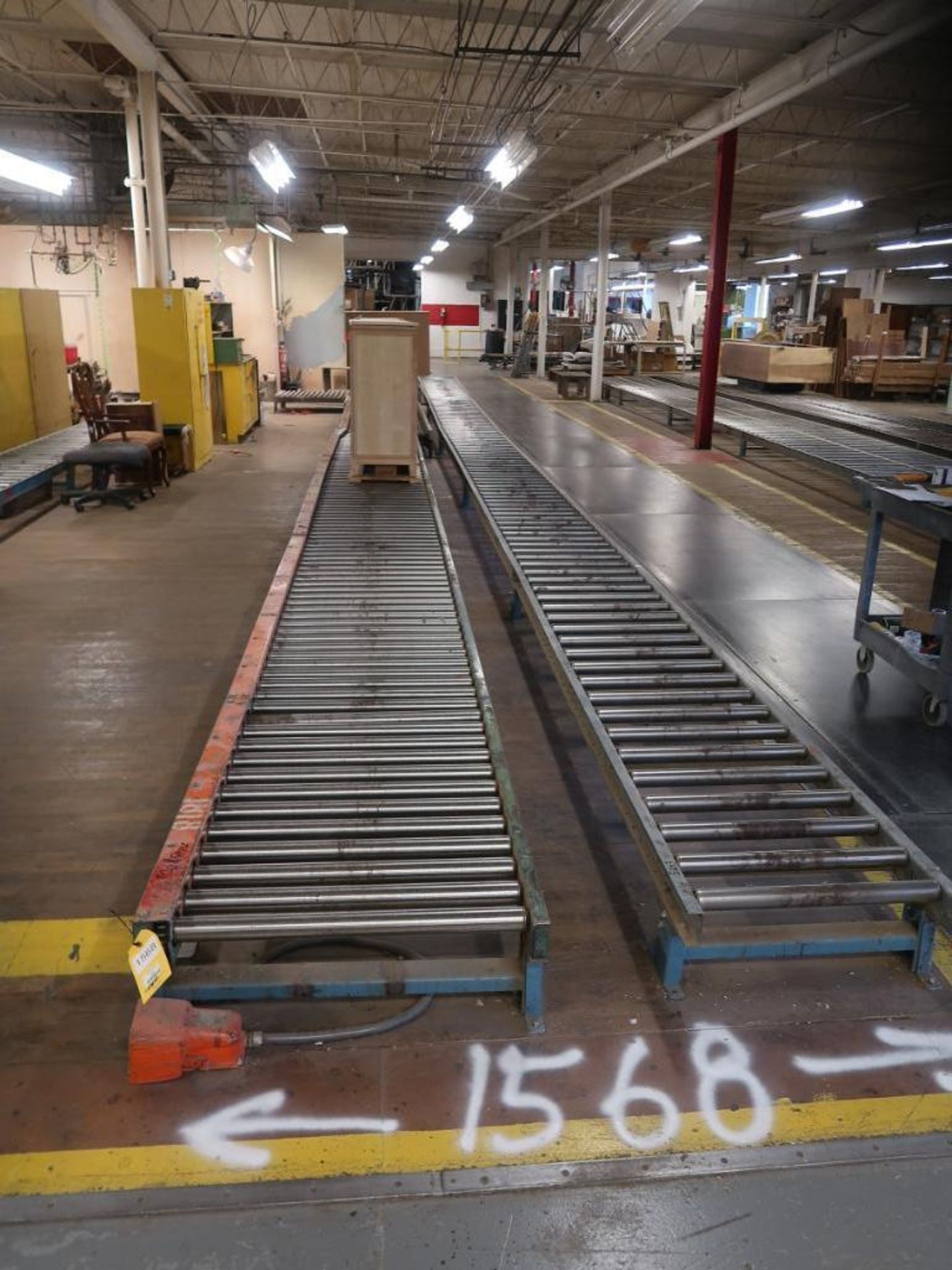 LOT: 30 in. x 80 ft. (est.) Power Roller Conveyor, 22 in. x 640 ft. (est.) Power Roller Conveyor, 36 - Image 2 of 10