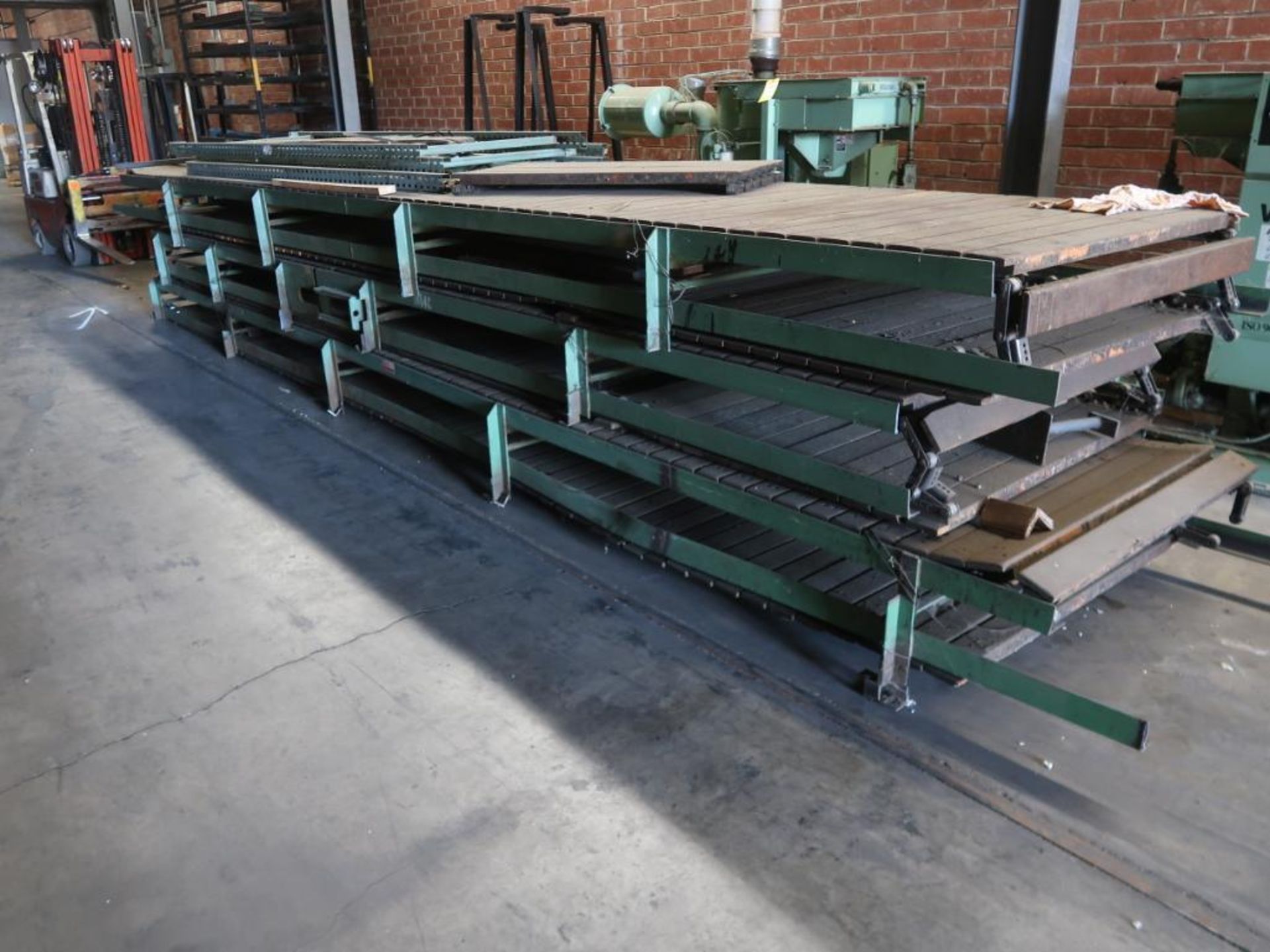 48 in. x 60 ft. (est.) Wood Slat Conveyor (no motor/gear box)