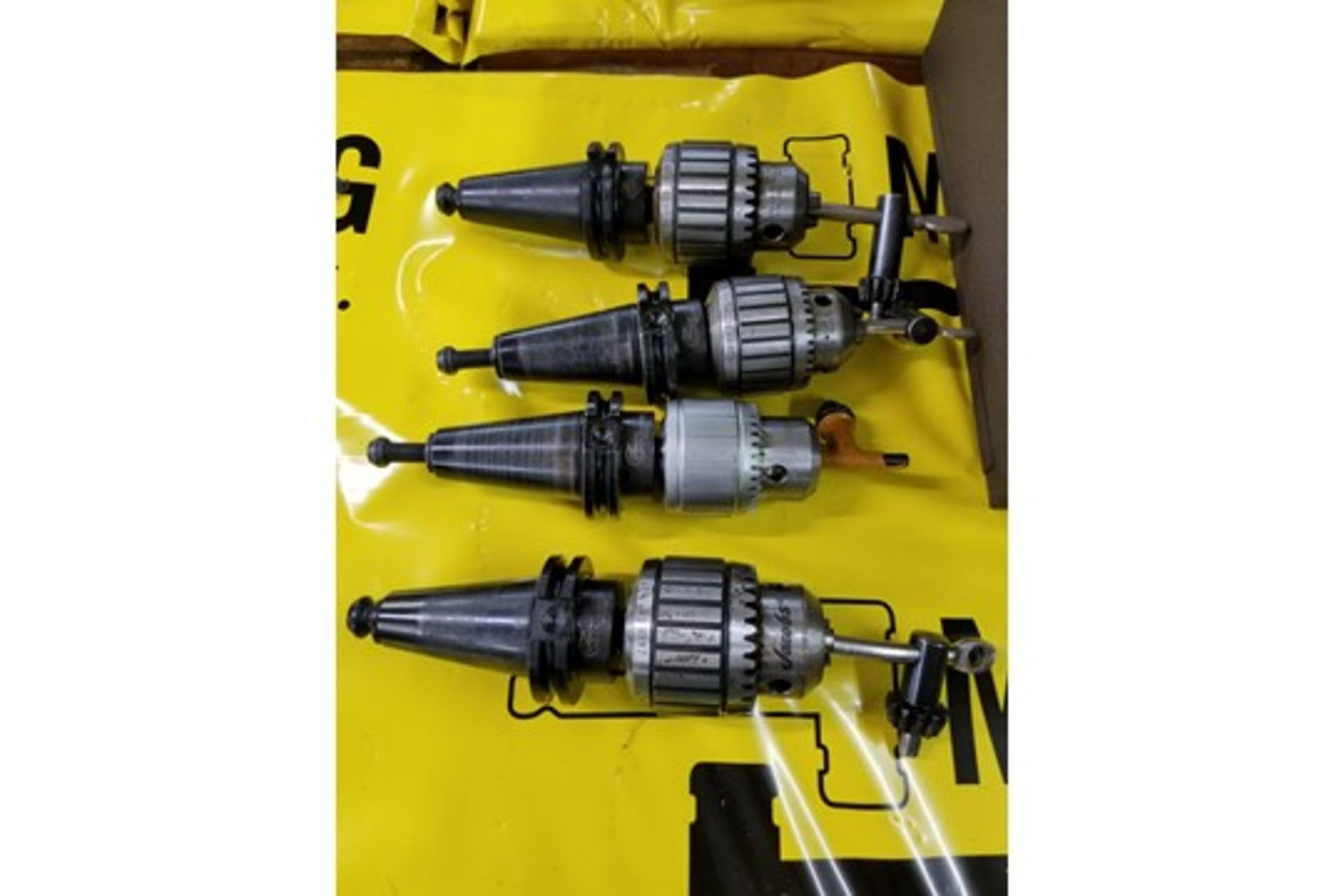 (4) ASSORTED CAT 40 DRILL CHUCKS ***LOCATED AT 3901 KRAUS LANE, HAMILTON, OH***