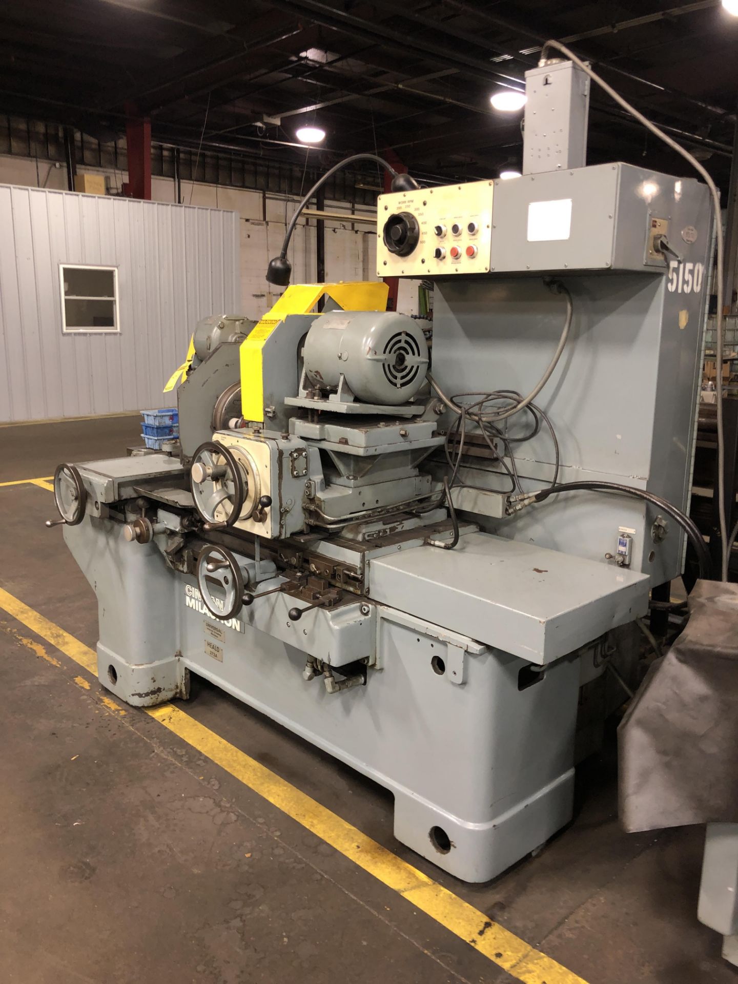 CINCINNATI MILACRON 273A UNIVERSAL GRINDER; S/N 910723A83-0123, 50-500 RPM, 12'' MAG. CHUCK, - Image 4 of 4