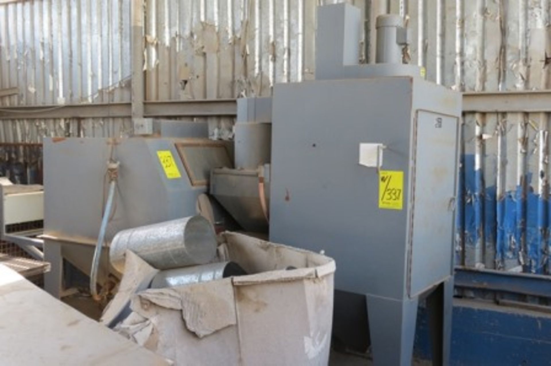 Trinco 48X48SL-PC s/n 63397_6, shot blasting machine, DP850 dust collector