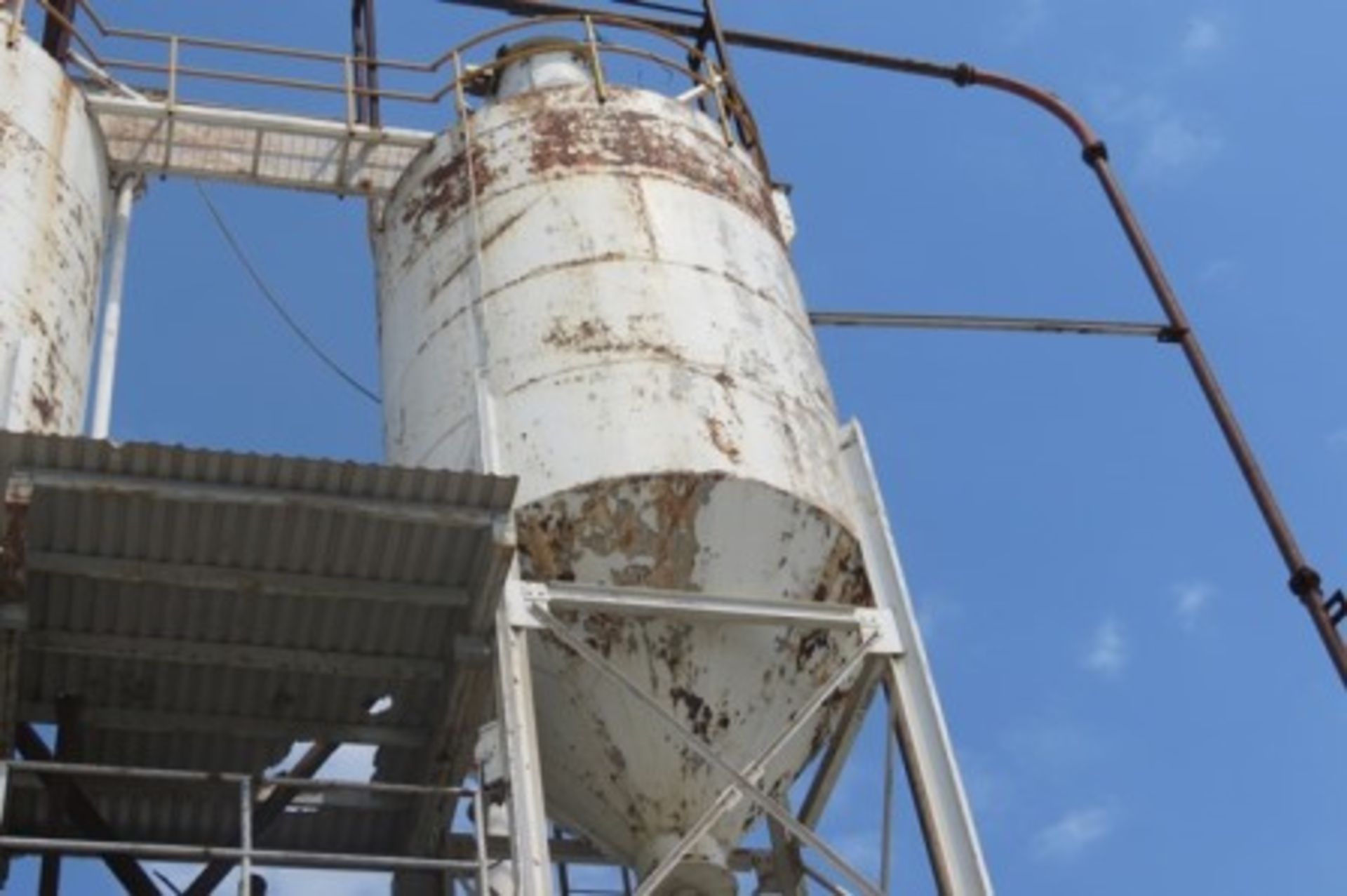 Foundry sand silo, 8" I beam structure - Image 6 of 9